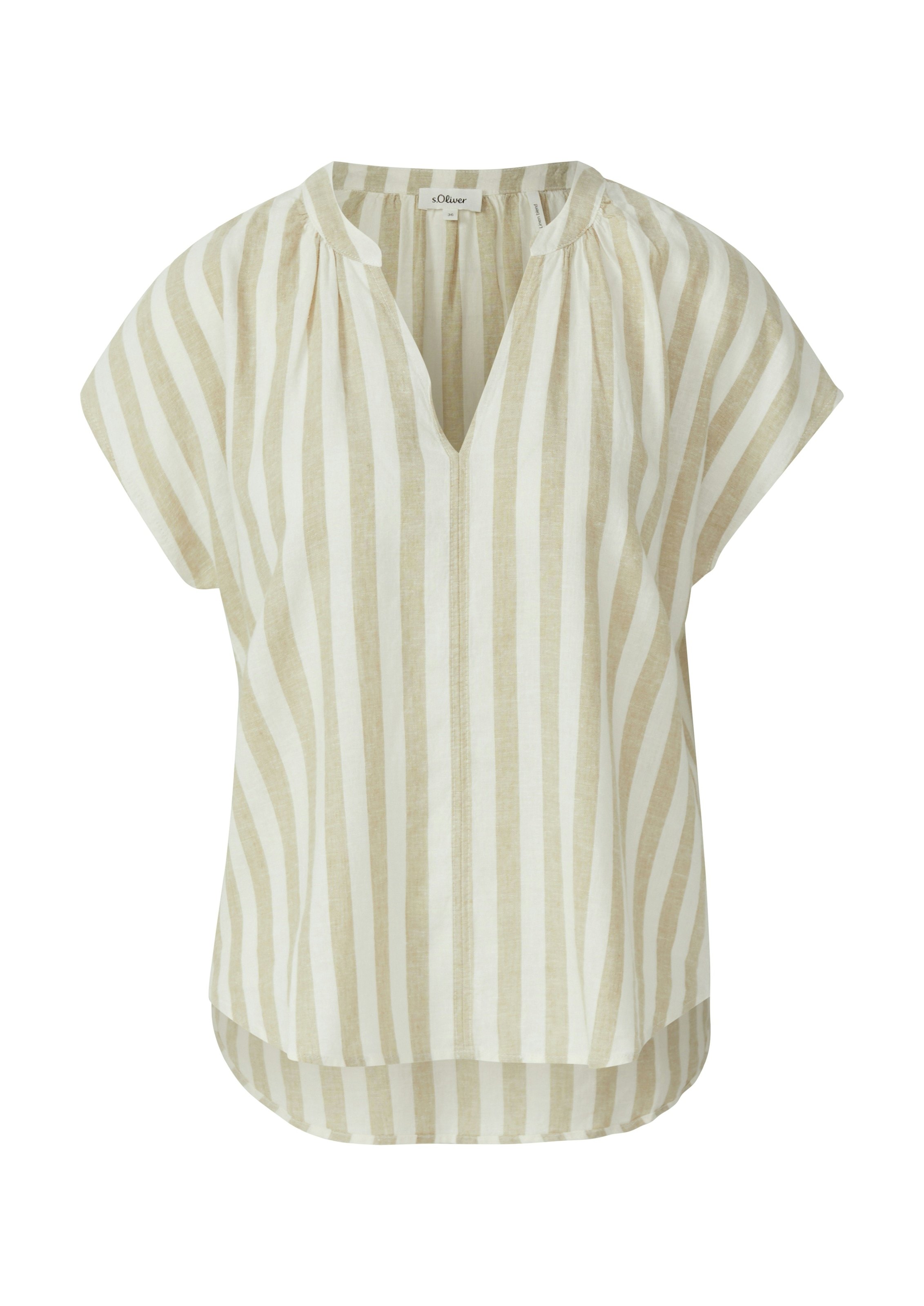 s.Oliver Kurzarmbluse mit All-Over Print