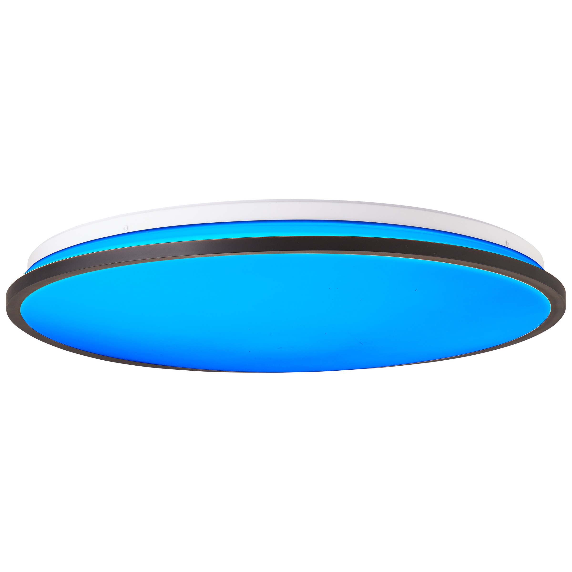Brilliant LED Deckenleuchte »Heida«, 3000 lm, Ø 49 cm, Metall/Kunststoff, schwarz