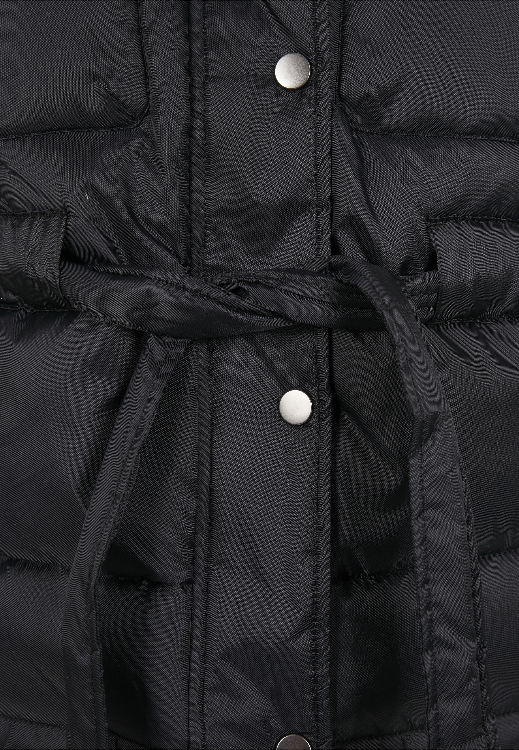 URBAN CLASSICS Winterjacke »Urban Classics Damen Ladies Sherpa Mix Puffer Jacket« 1 Stk. tlg. ohne Kapuze