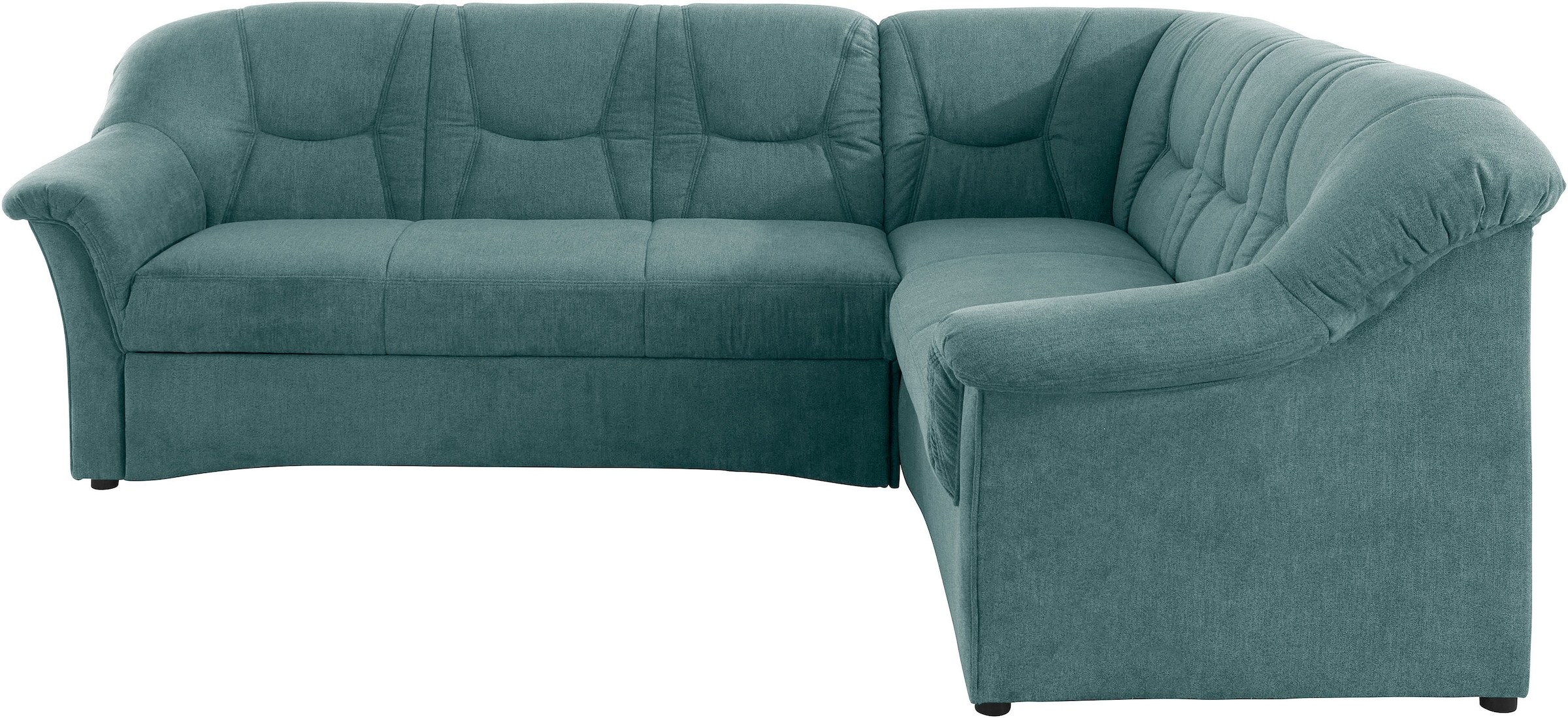 DOMO collection Ecksofa »Sarafina zeitlos und komfortabel, optional mit Federkern, L-Form«, wahlweise mit Bettfunktion