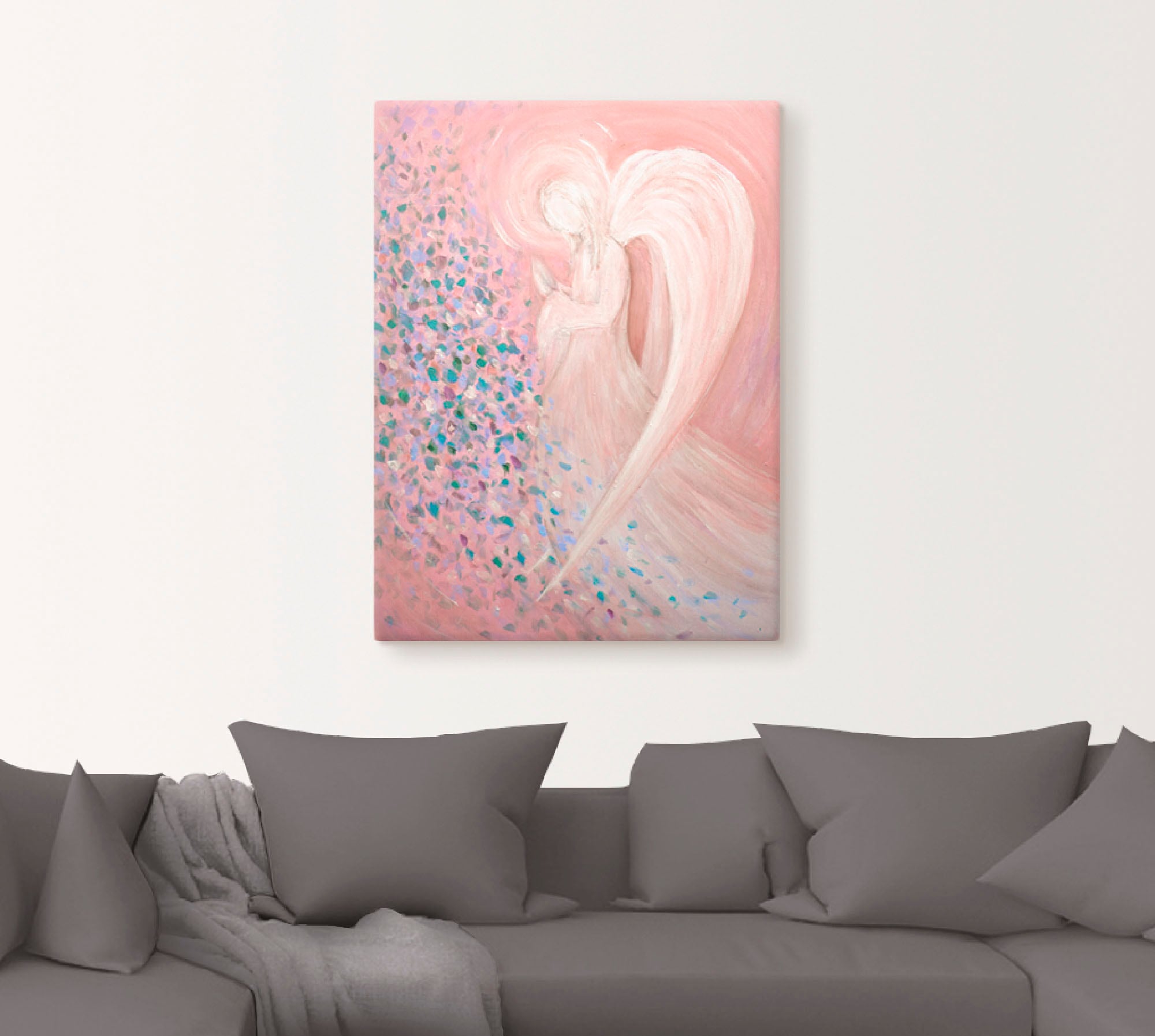 Artland Wandbild »Engelbild - pastell«, Religion, (1 St.), als Alubild, Outdoorbild, Leinwandbild, Poster, Wandaufkleber