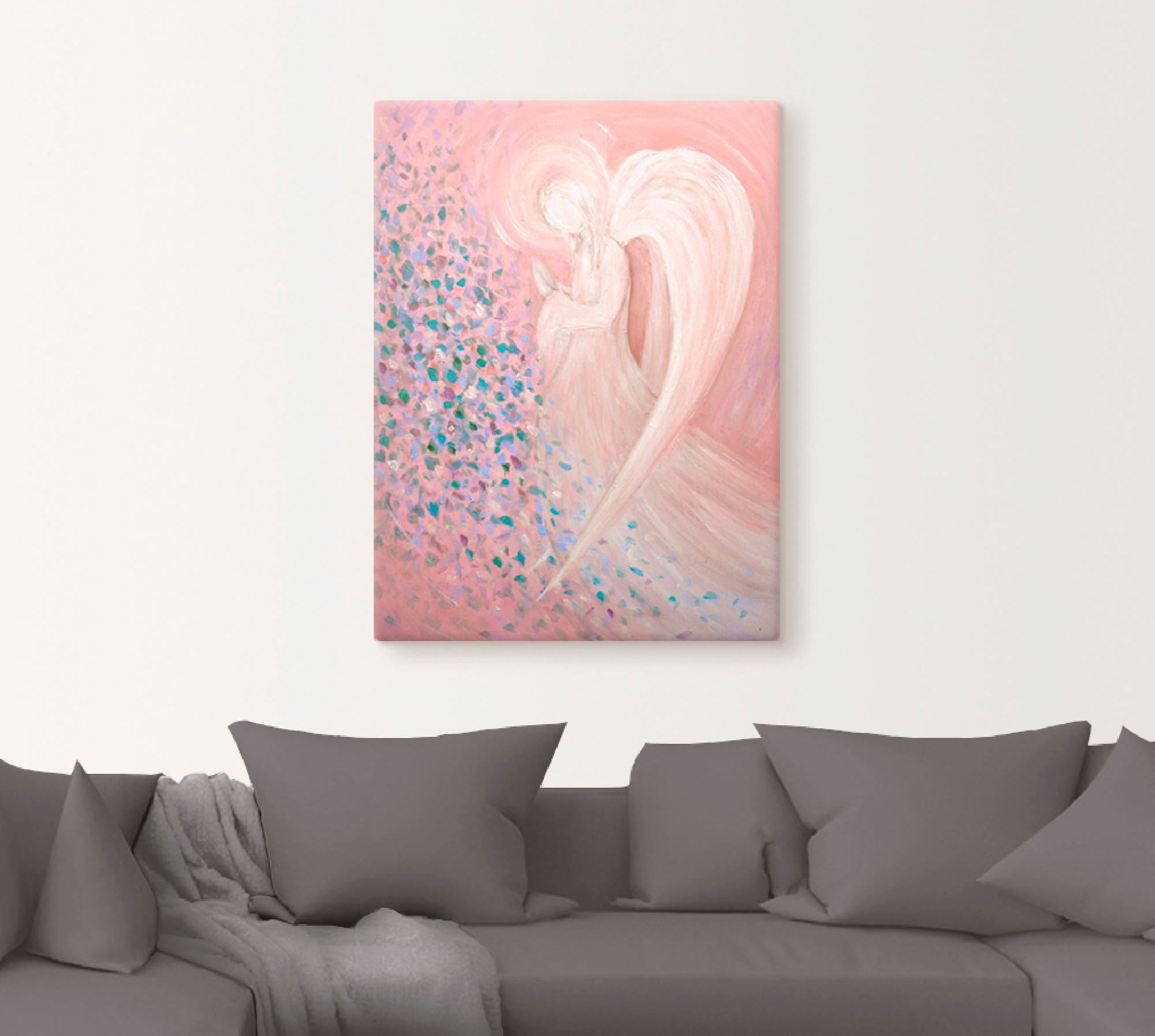 Artland Wandbild "Engelbild - pastell" Religion 1 Stk. tlg. als Alubild, Ou günstig online kaufen