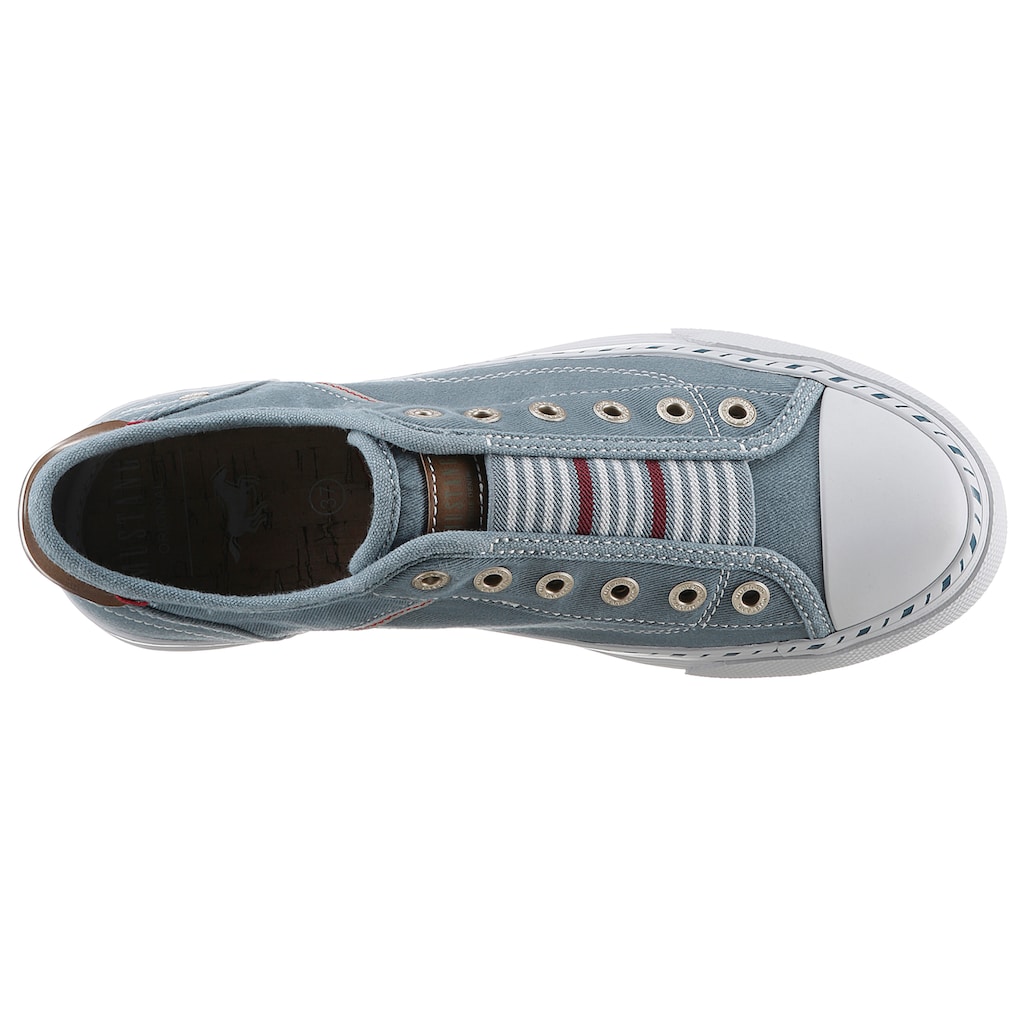 Mustang Shoes Slip-On Sneaker »Schlupfschuh, Freizeitschuh,«