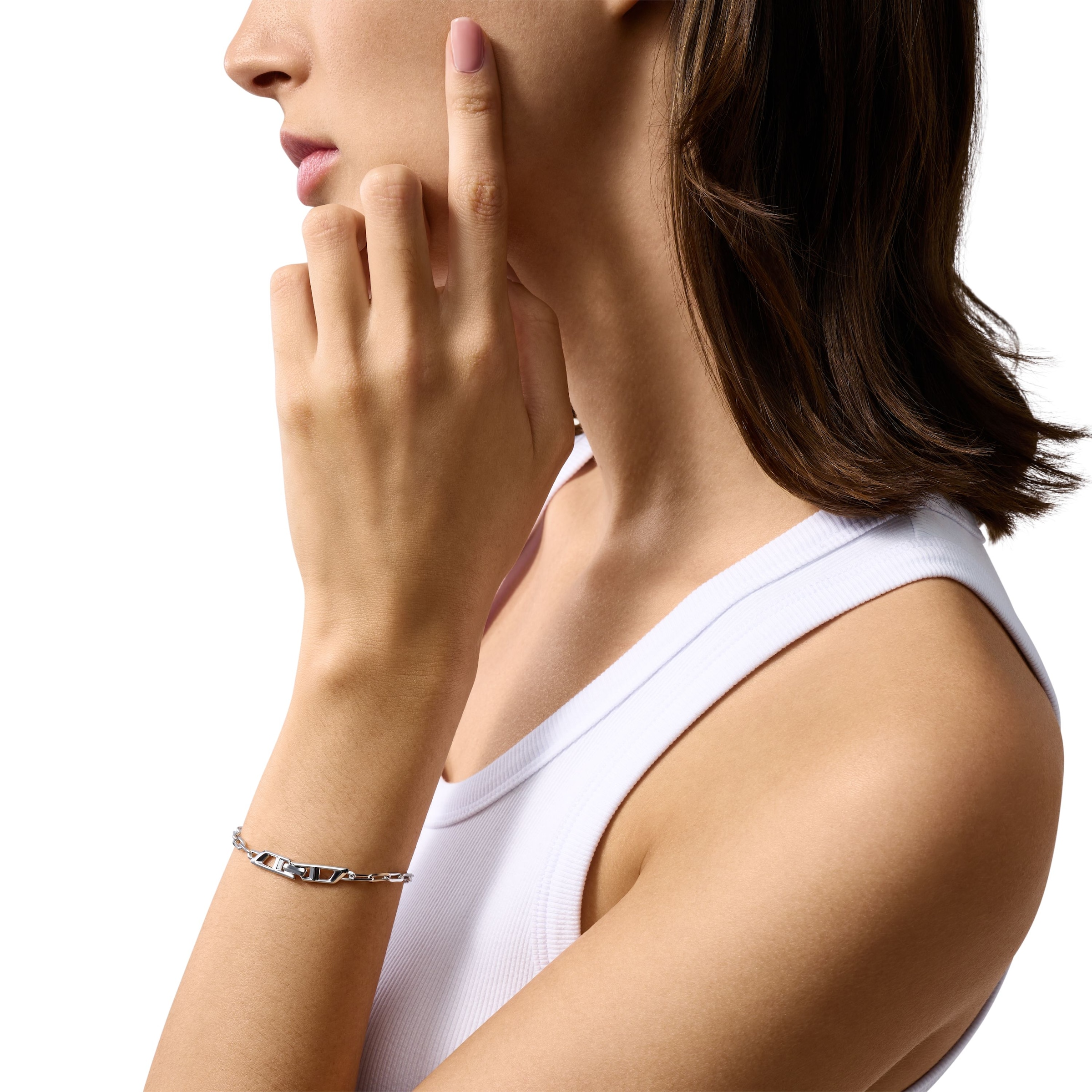 Diesel Armband »Schmuck Geschenk Silber 925 D LOGO, DL1363040«