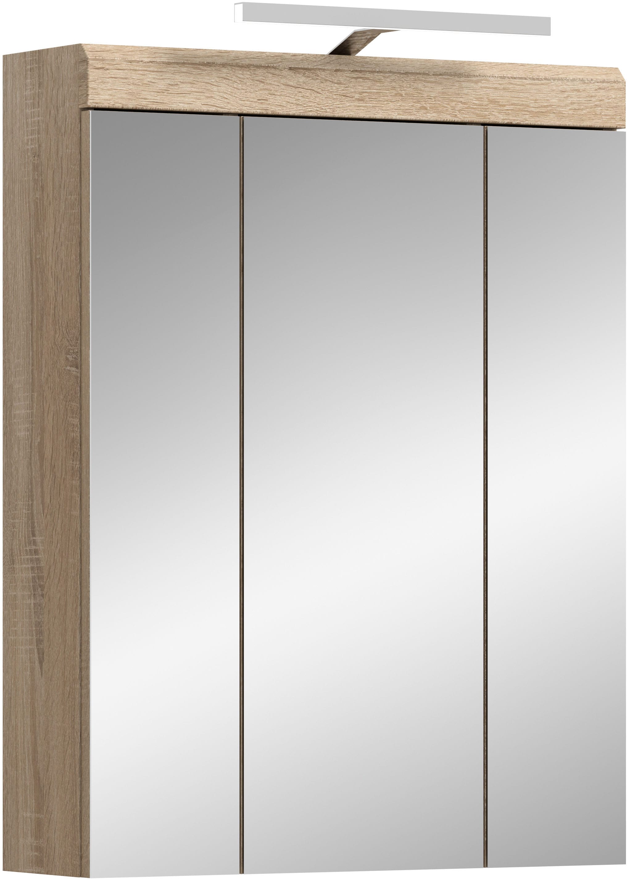 INOSIGN Spiegelschrank "SIENA, Breite 60cm, inkl. Beleuchtung, 3 Spiegeltür günstig online kaufen