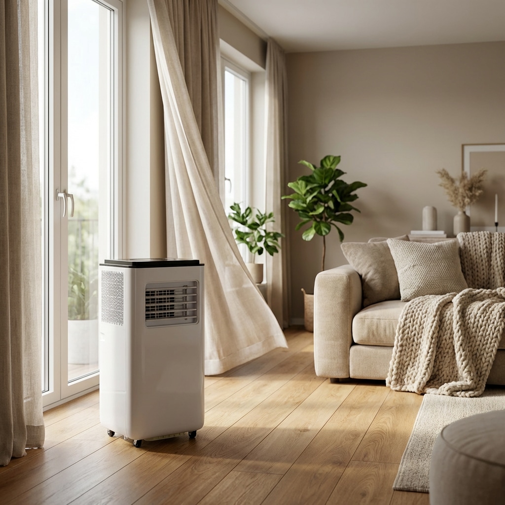 exquisit 4-in-1-Klimagerät »CM 30900 we, für Räume bis zu 18m²« Ganzjähriger Komfort mit Kühlen, Heizen, Entfeuchten und Lüften