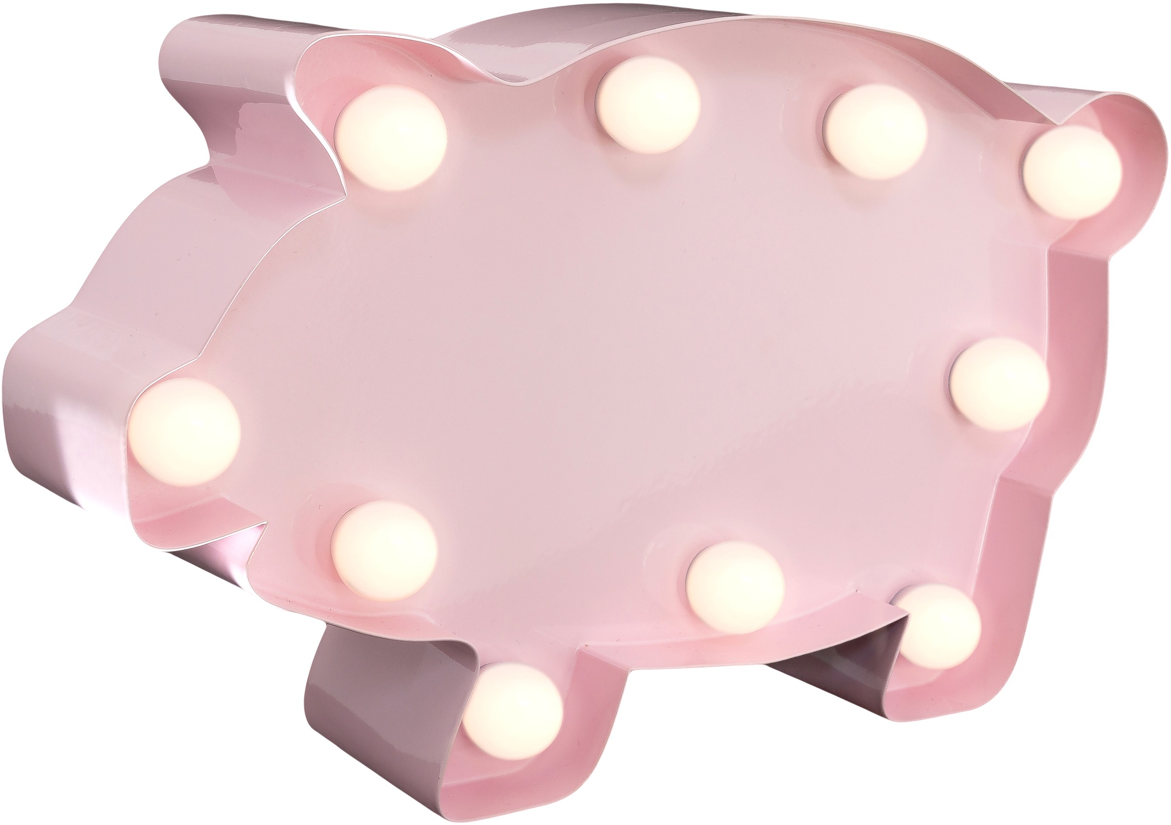 MARQUEE LIGHTS LED Dekolicht »Pig«, 10 flammig-flammig, Wandlampe,  Tischlampe Pig mit 10 festverbauten LEDs - 23x14 cm kaufen | BAUR