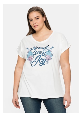 sheego by Joe Browns T-Shirt »sheego by Joe Browns Oversized-Shirt«, mit Blumendruck... kaufen