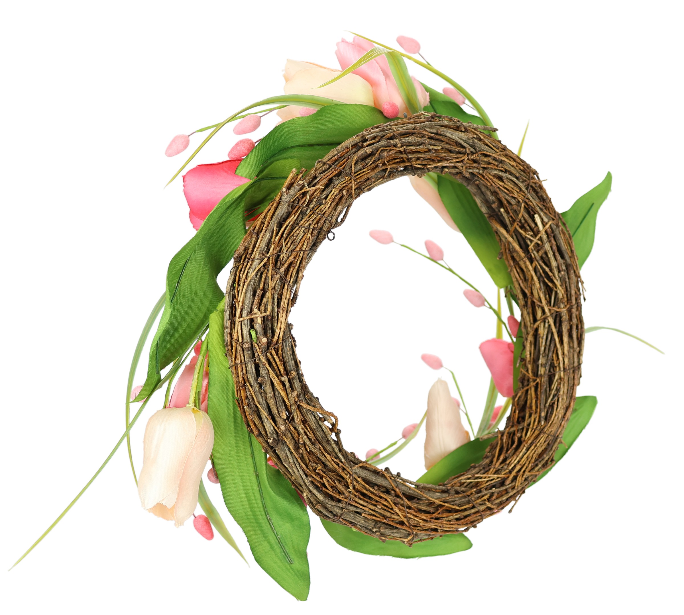 I.GE.A. Kunstkranz "Tulpenkranz", Kränze Türkranz Frühlingskranz Osterkranz günstig online kaufen