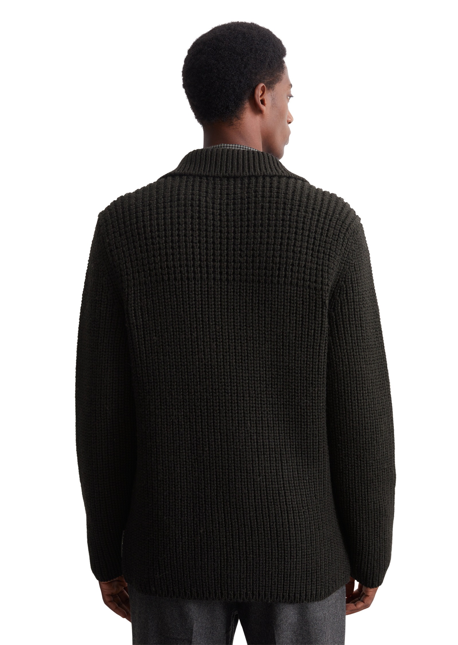 Marc O'Polo Cardigan »aus schwerem Schurwoll-Baumwoll-Mix«