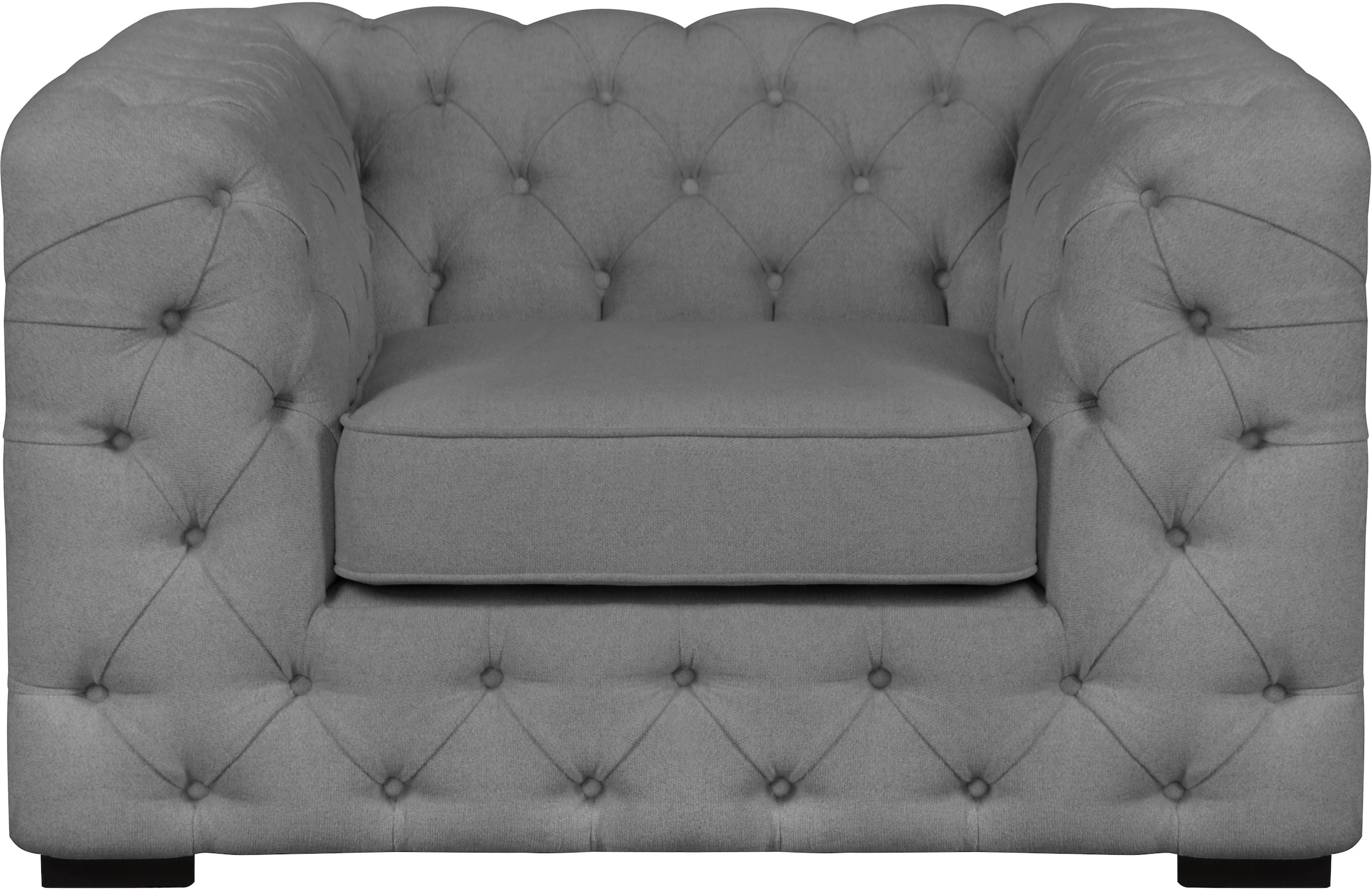 Home affaire Chesterfield-Sessel "Kalina Sessel", mit klassischer Chesterfi günstig online kaufen