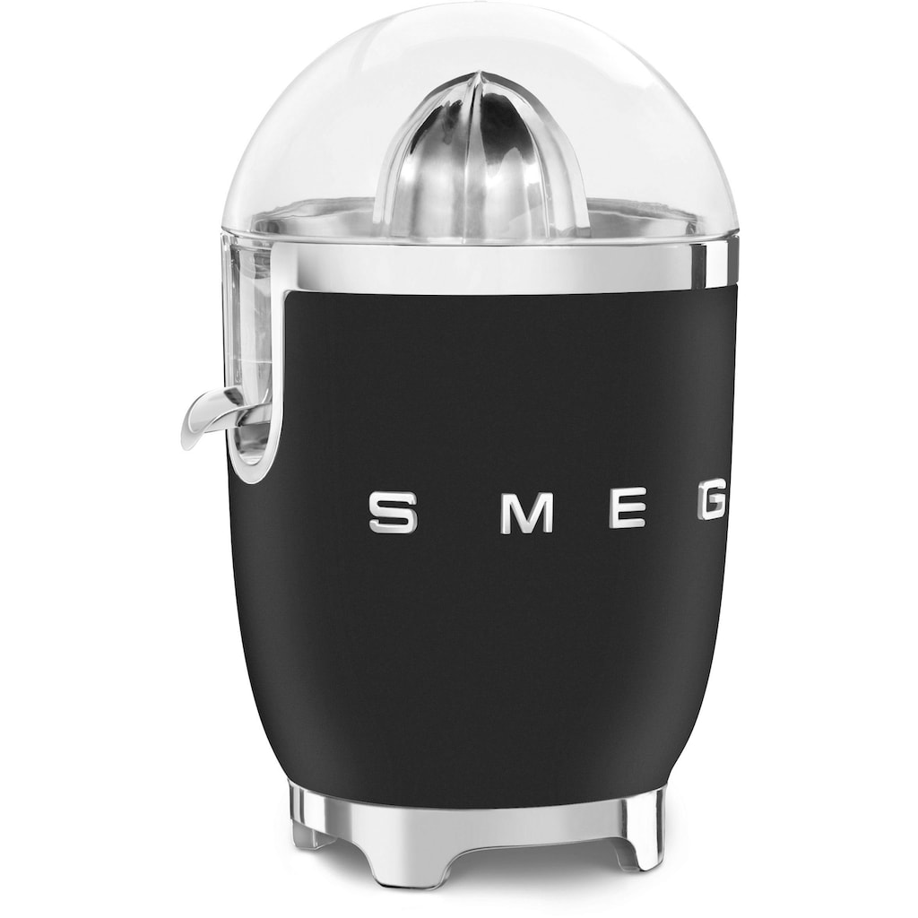 Smeg Zitruspresse »CJF01BLMEU Schwarz Matt«, 70 W