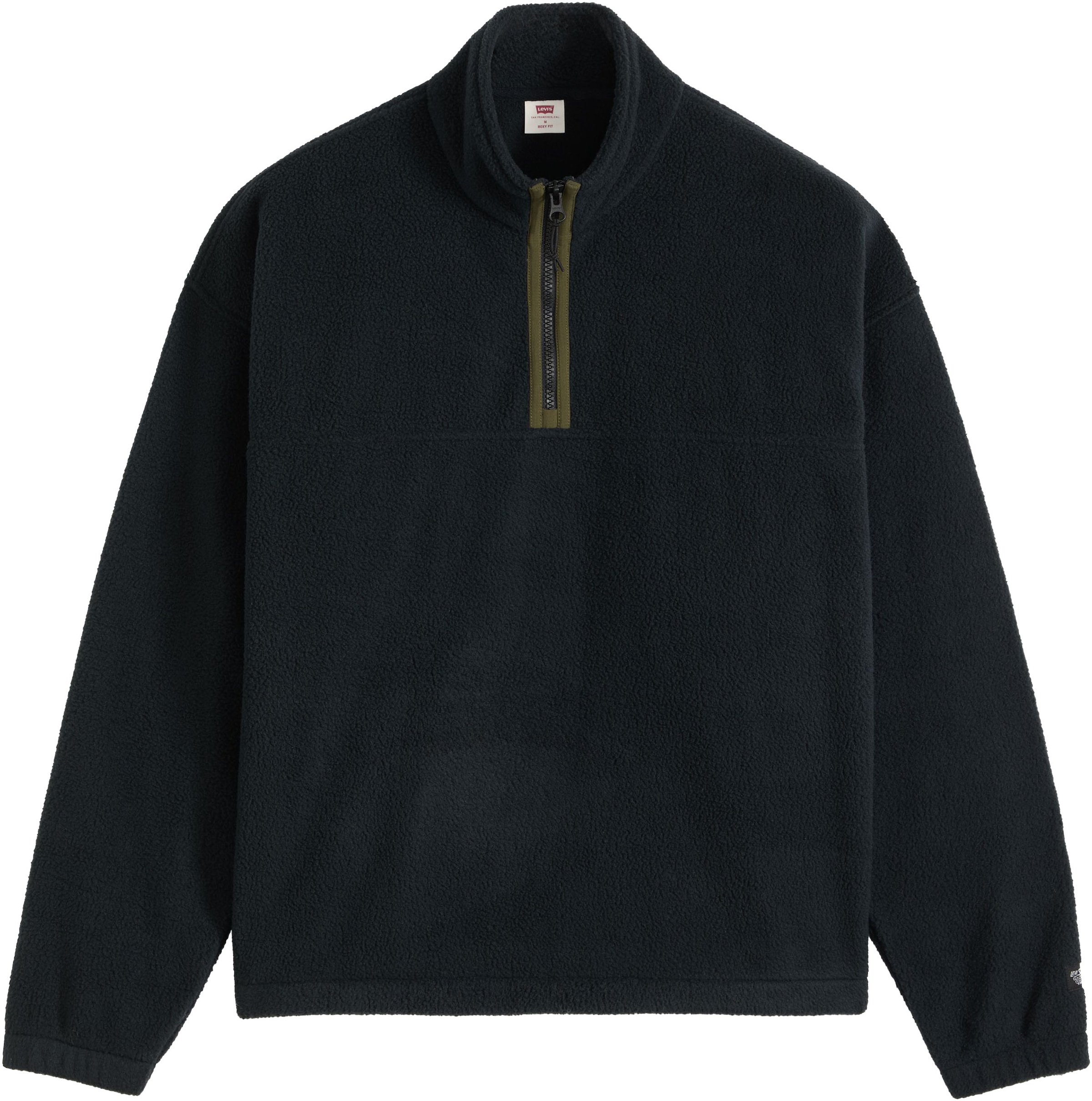 Levi's® Fleecepullover »REDWOOD HALF ZIP«, Saumabschluss mit Tunnelzug
