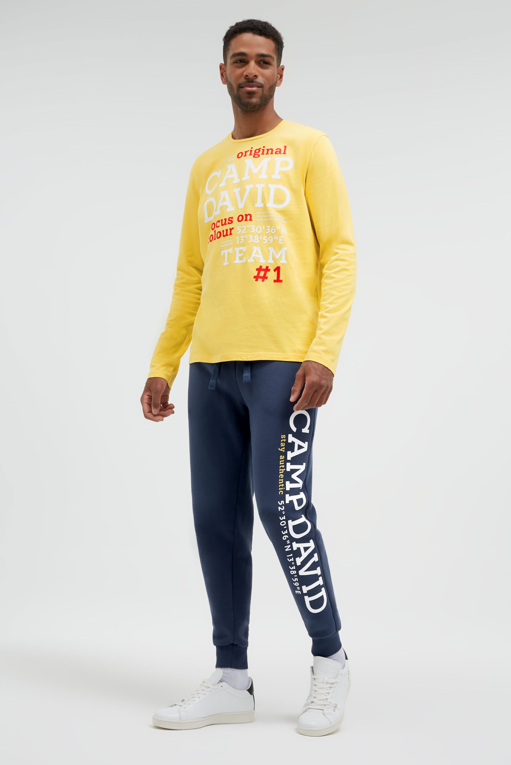 CAMP DAVID Sporthose  mit Elastikbund und Kordel