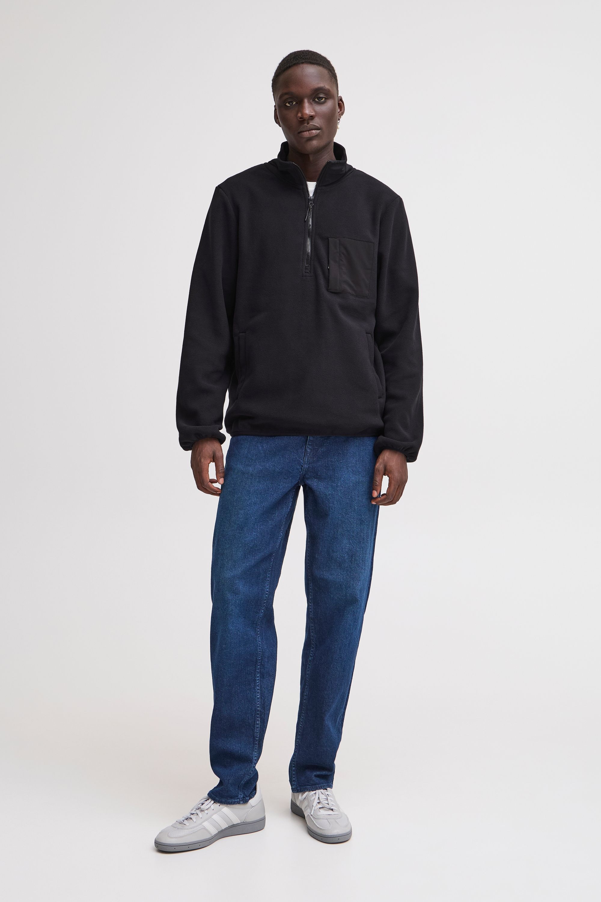 Blend Troyer »Fleecejacke BHBROOKS Sweatshirt halfzipp«
