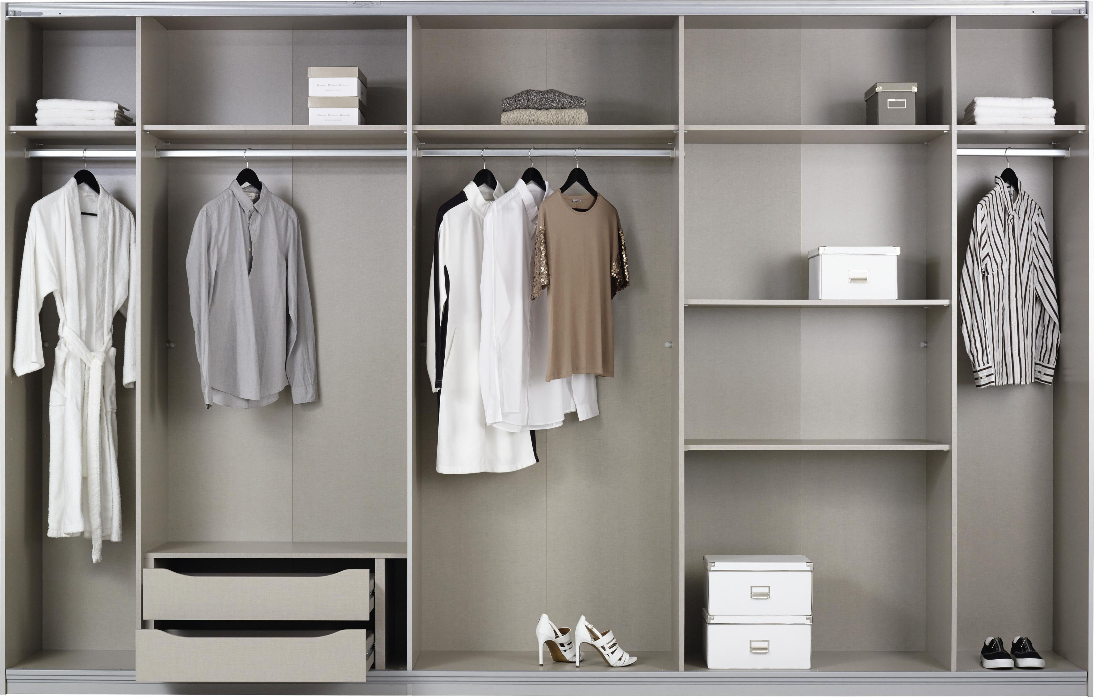 Thumbnail - rauch Schwebetürenschrank "Kleiderschrank Schrank Garderobe Schlafzimmerschrank TUBONA", mit umfangreicher Innenausstatt...