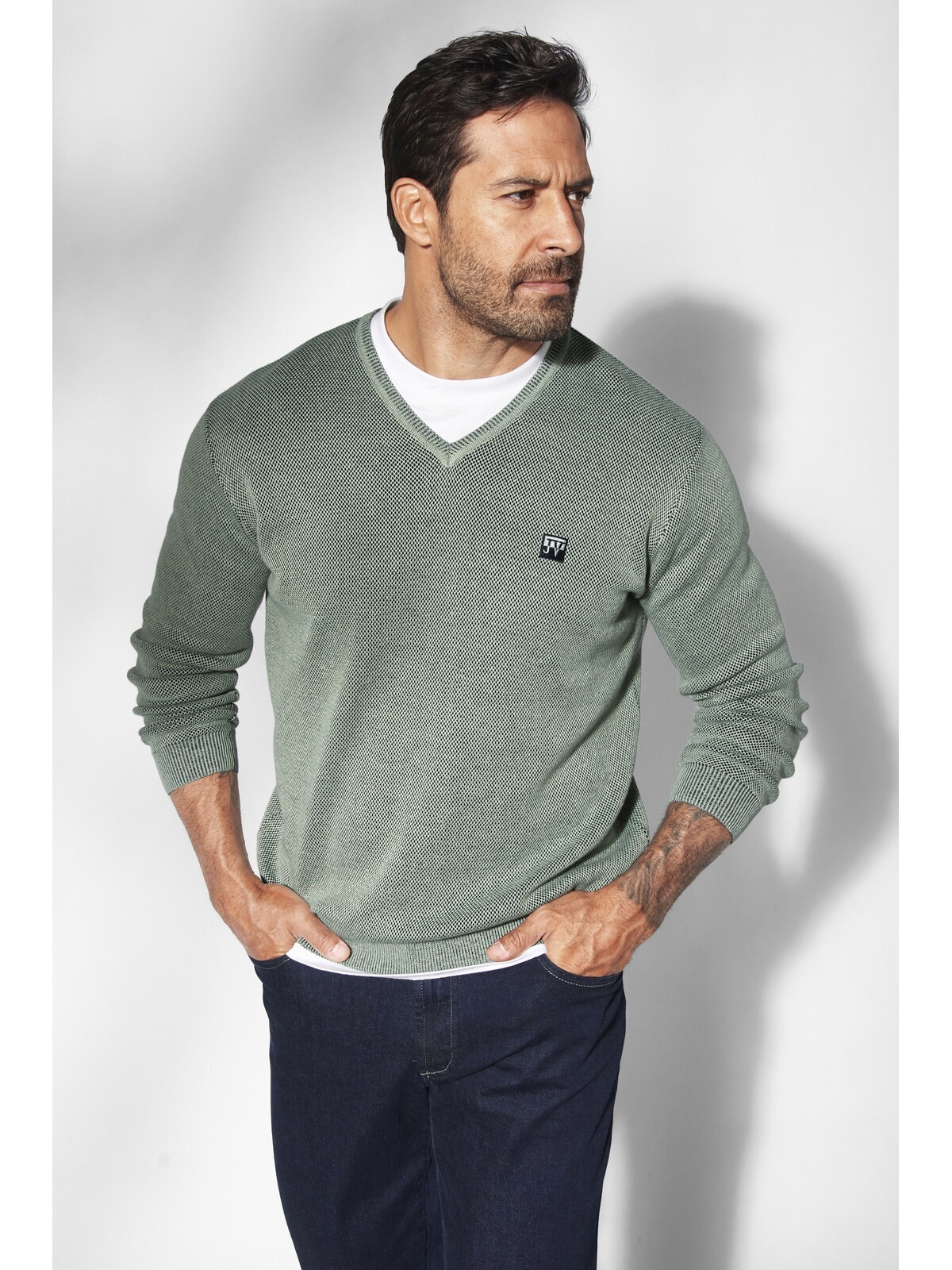 Jan Vanderstorm Strickpullover »Pullover KEIMO«, (1 tlg.)