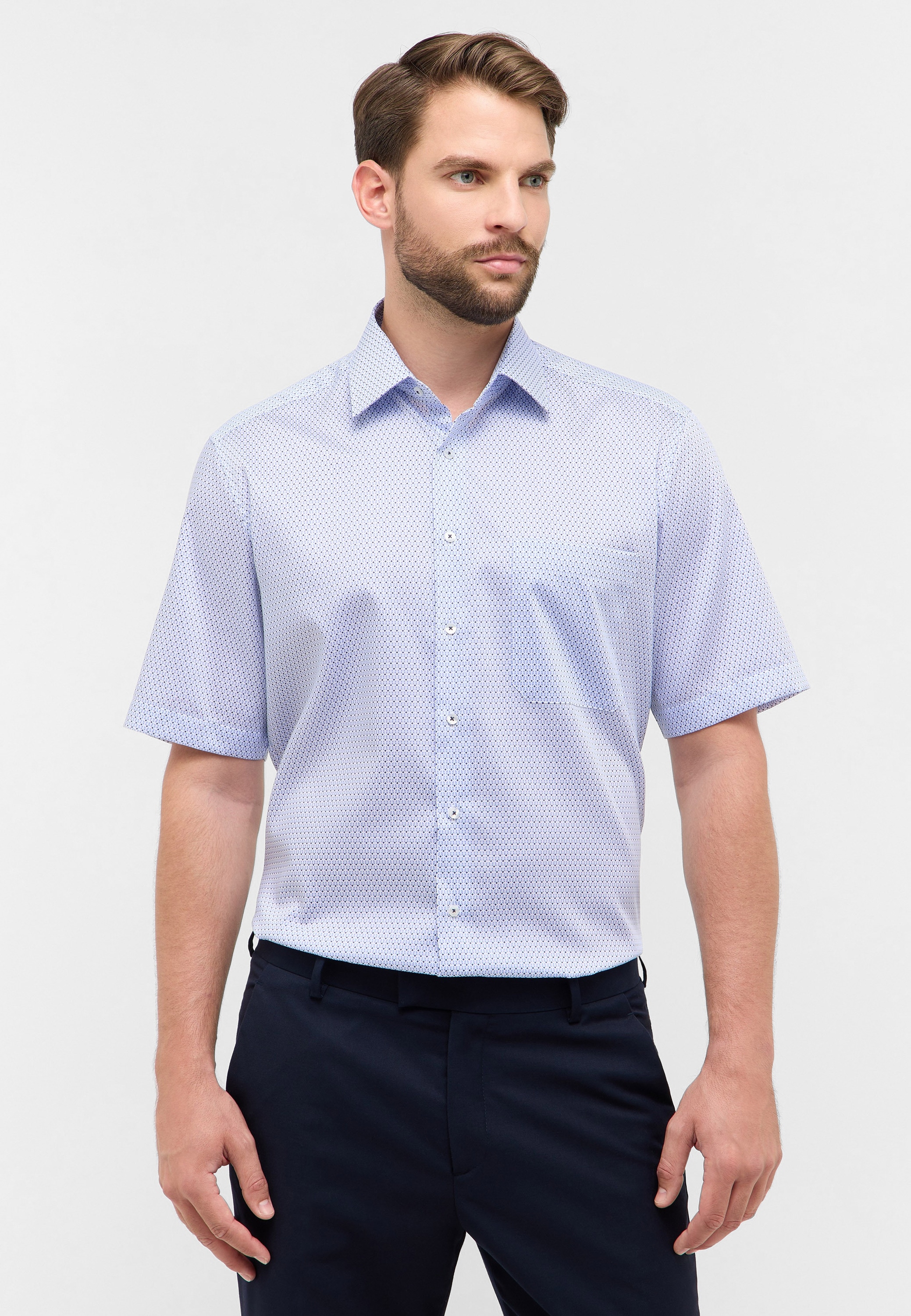 Eterna Kurzarmhemd, NON IRON (bügelfrei) günstig online kaufen
