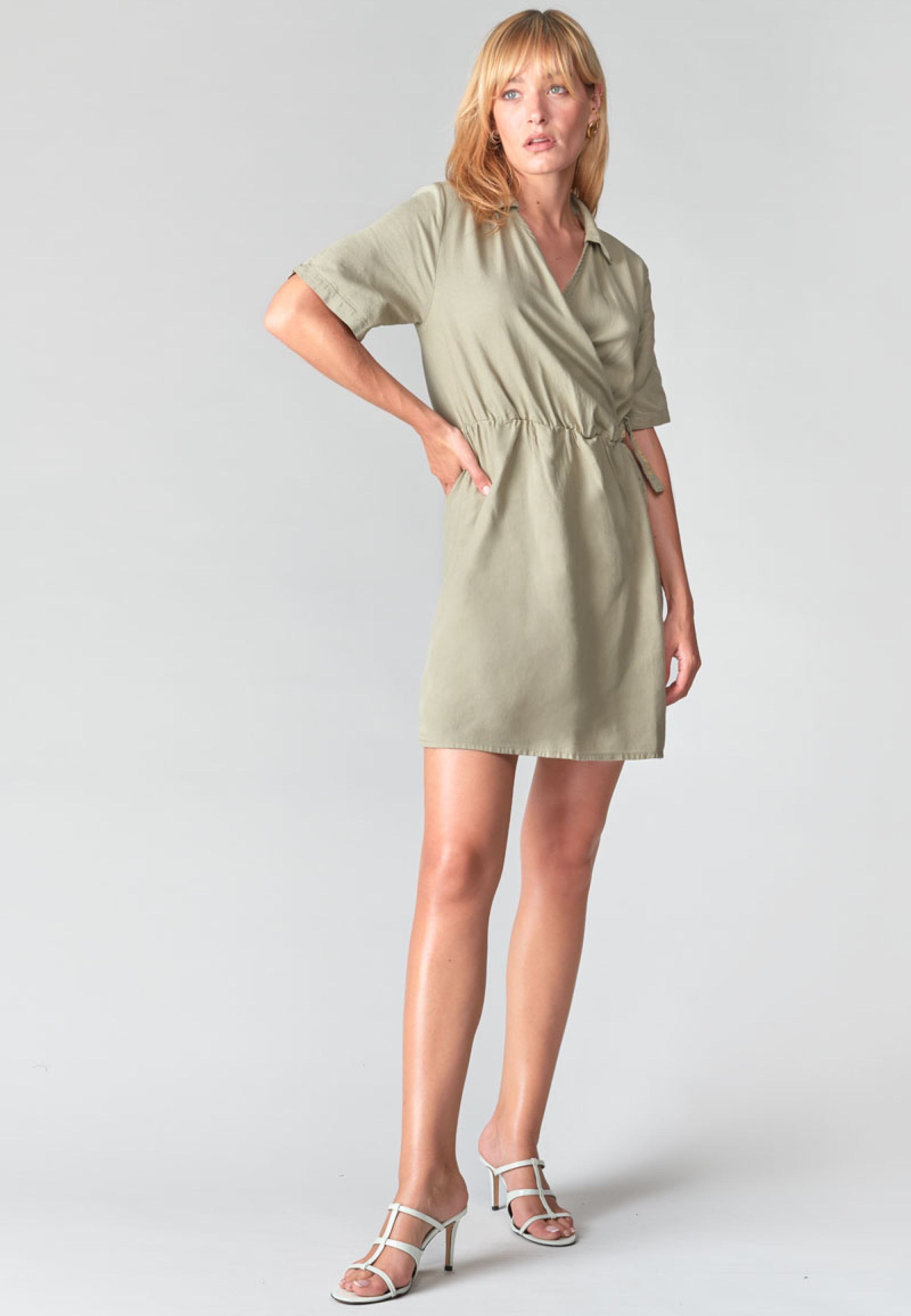 Le Temps Des Cerises Jerseykleid »FLOE«, in gewickeltem Design
