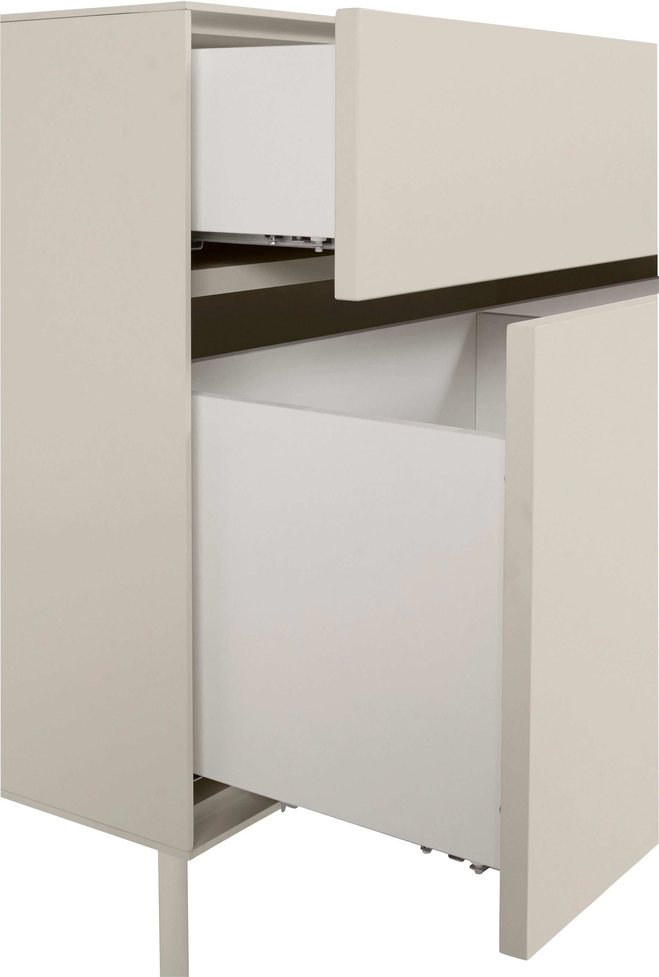 LeGer Home by Lena Gercke Lowboard »Essentials«, Breite: 112 cm, MDF lackiert, Push-to-open-Funktion