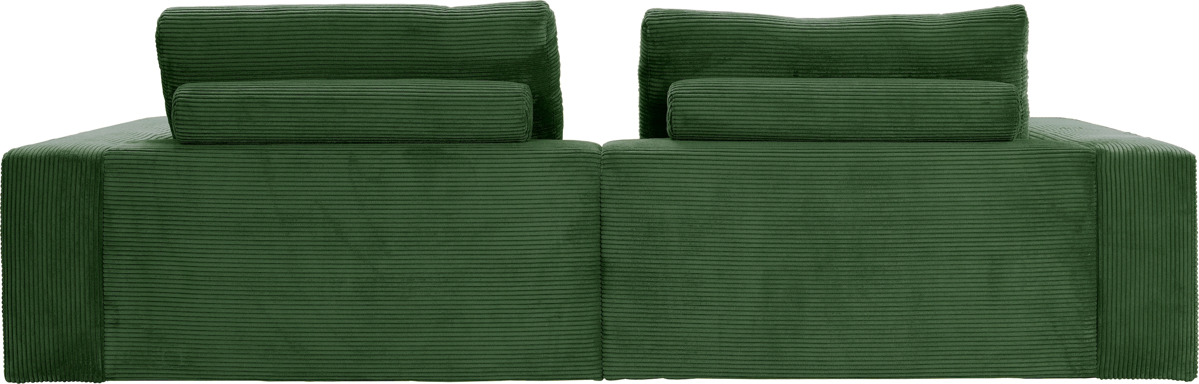 alina Big-Sofa »Sandy«, 266 cm breit und 123 cm tief, in modernem Cordstoff