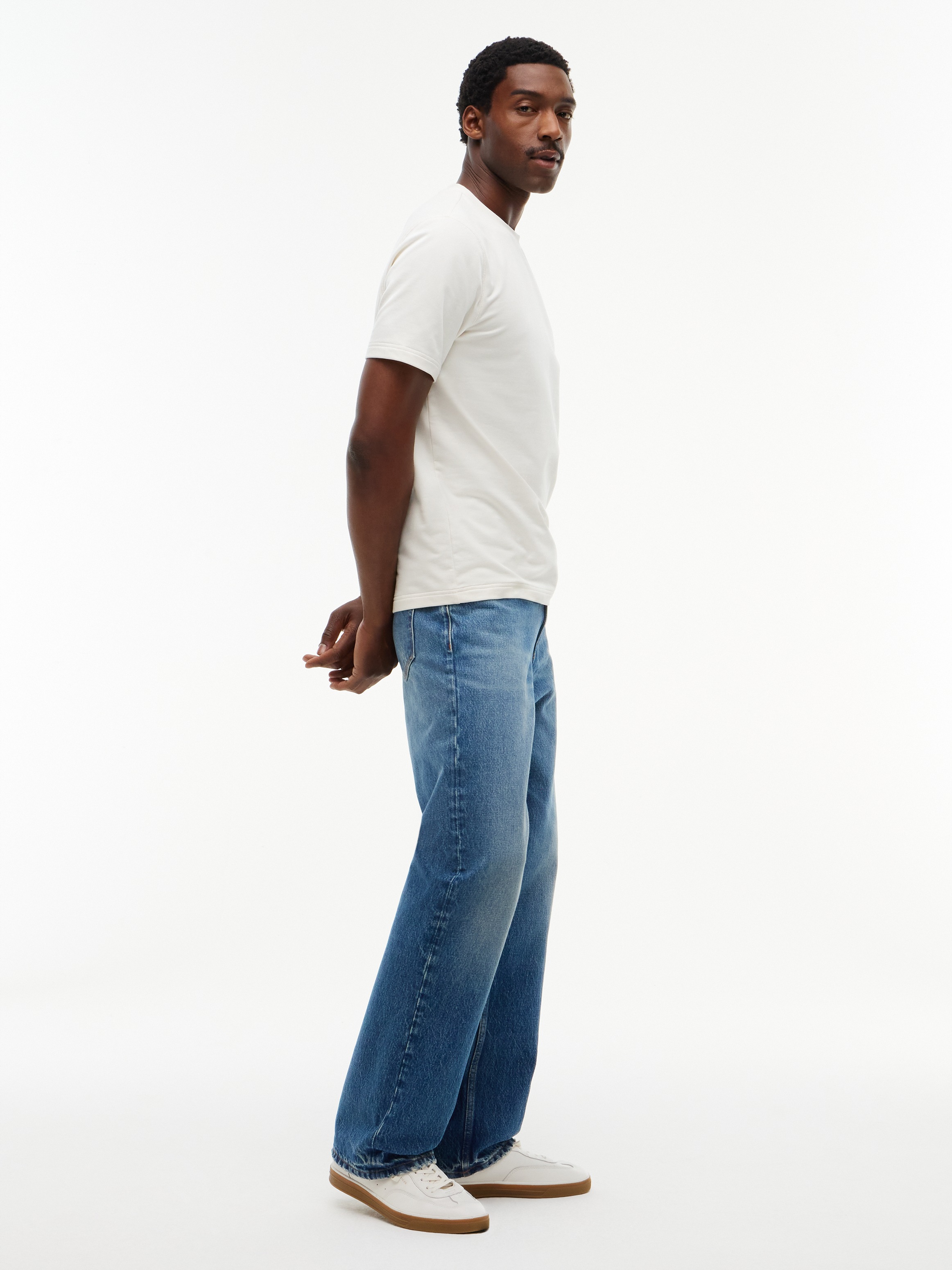 Tommy Hilfiger Straight-Jeans »RIVER RELAXED CHARLIE BLUE« aus Baumwoll-Denim, Relaxed Fit