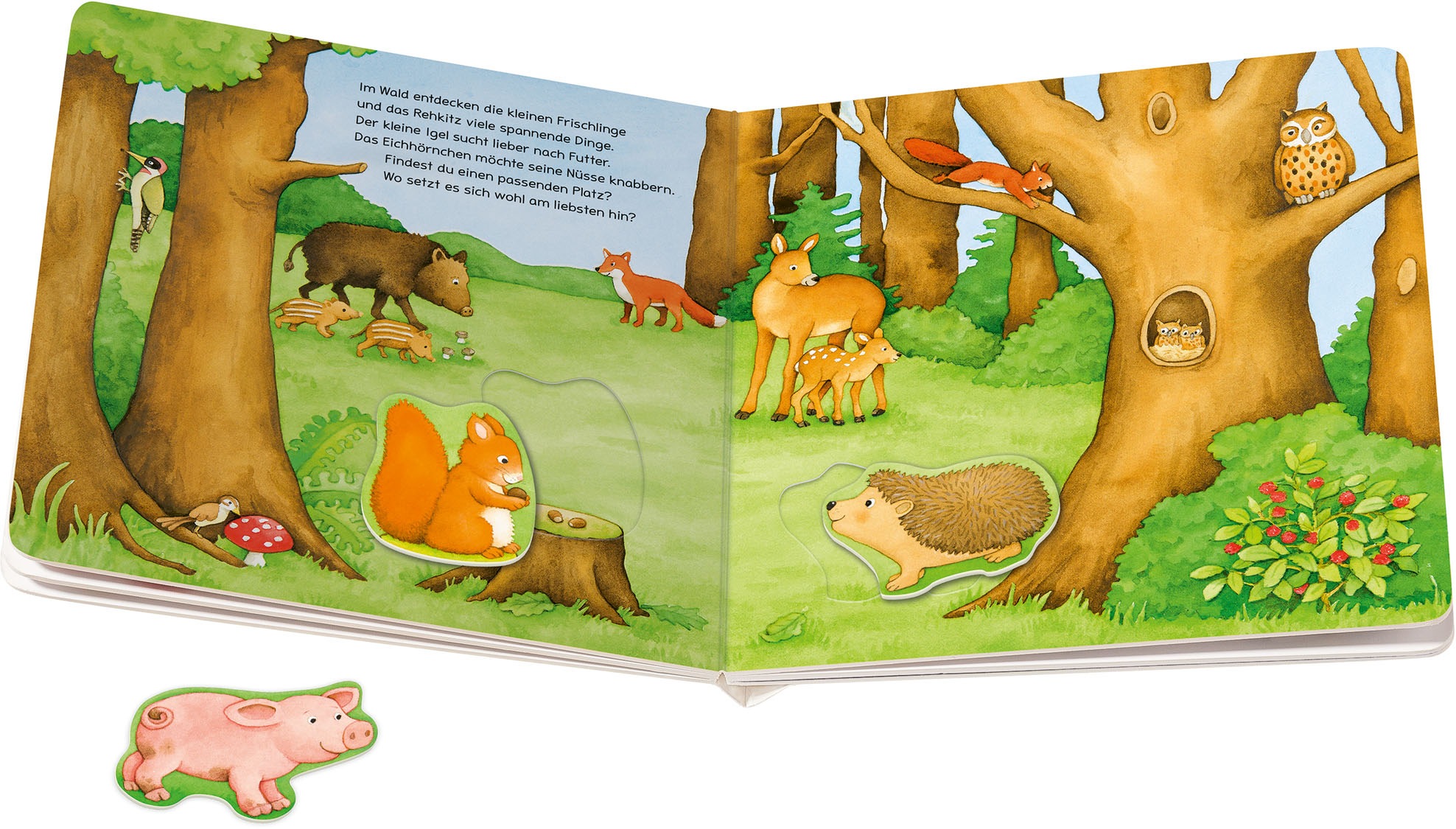Ravensburger Buch »ministeps®, Mein großes Tiere Puzzle-Spielbuch«