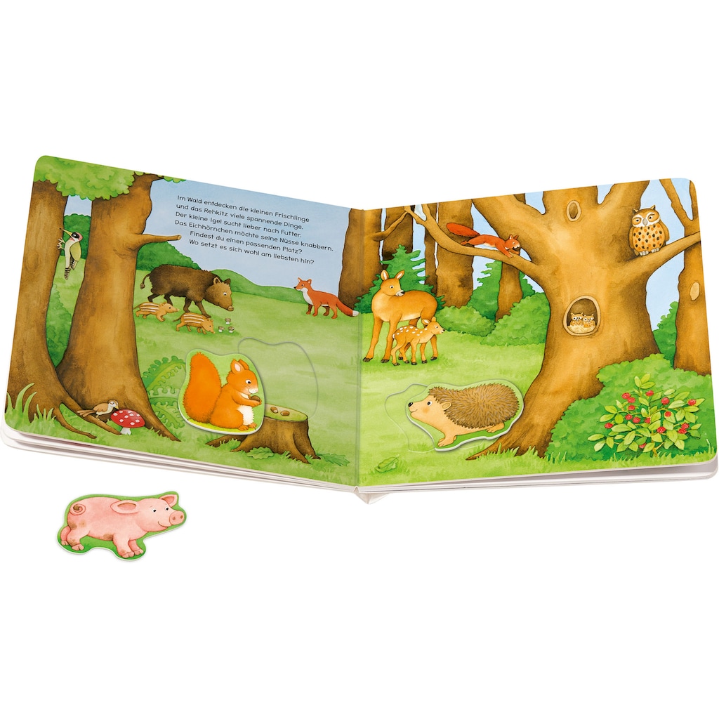 Ravensburger Buch »ministeps®, Mein großes Tiere Puzzle-Spielbuch«