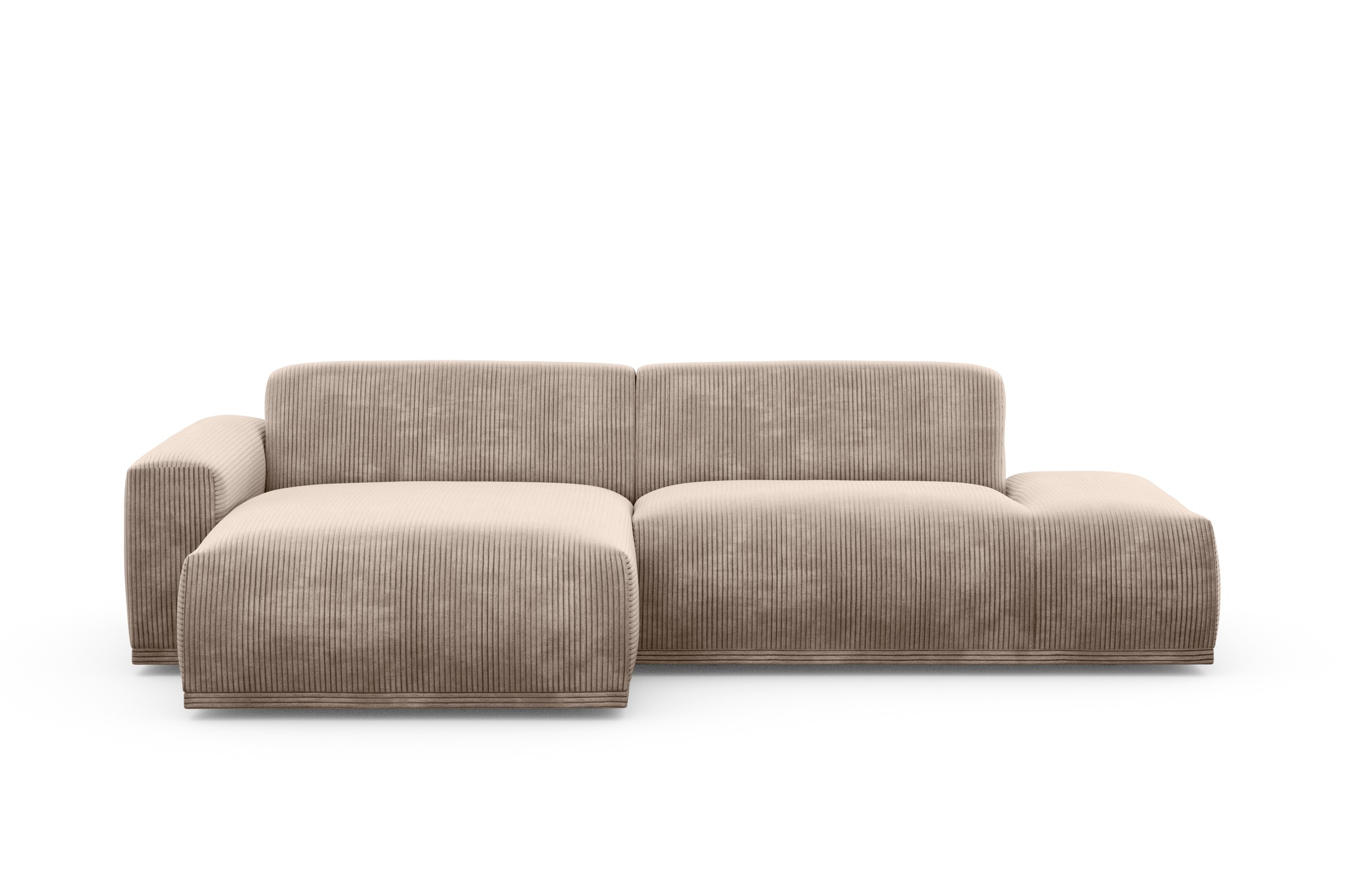 TRENDMANUFAKTUR Ecksofa "Braga, mit hochwertigem Kaltschaum, L-Form, in Cor günstig online kaufen
