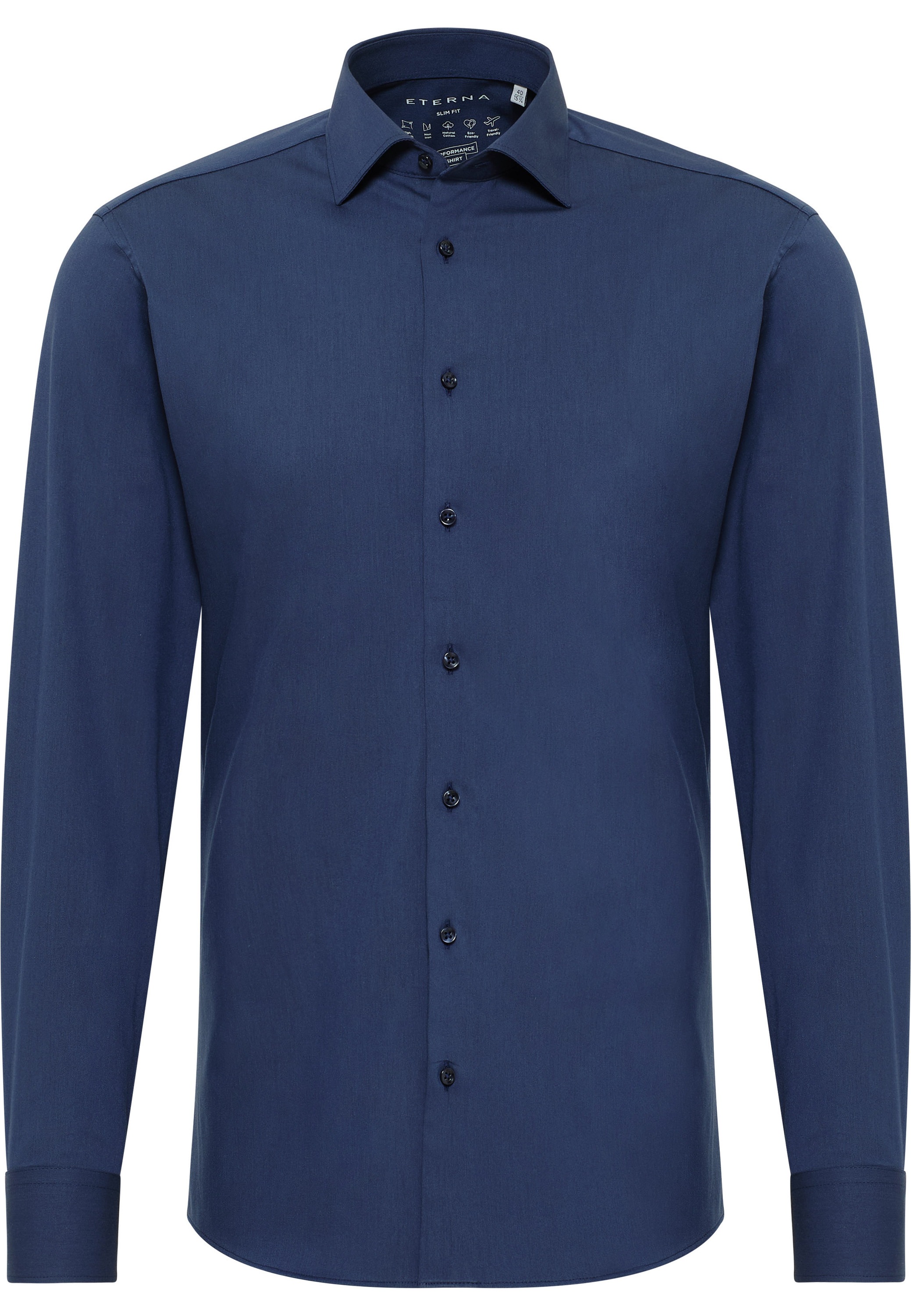 Eterna Langarmhemd »SLIM FIT«, NON IRON (bügelfrei)