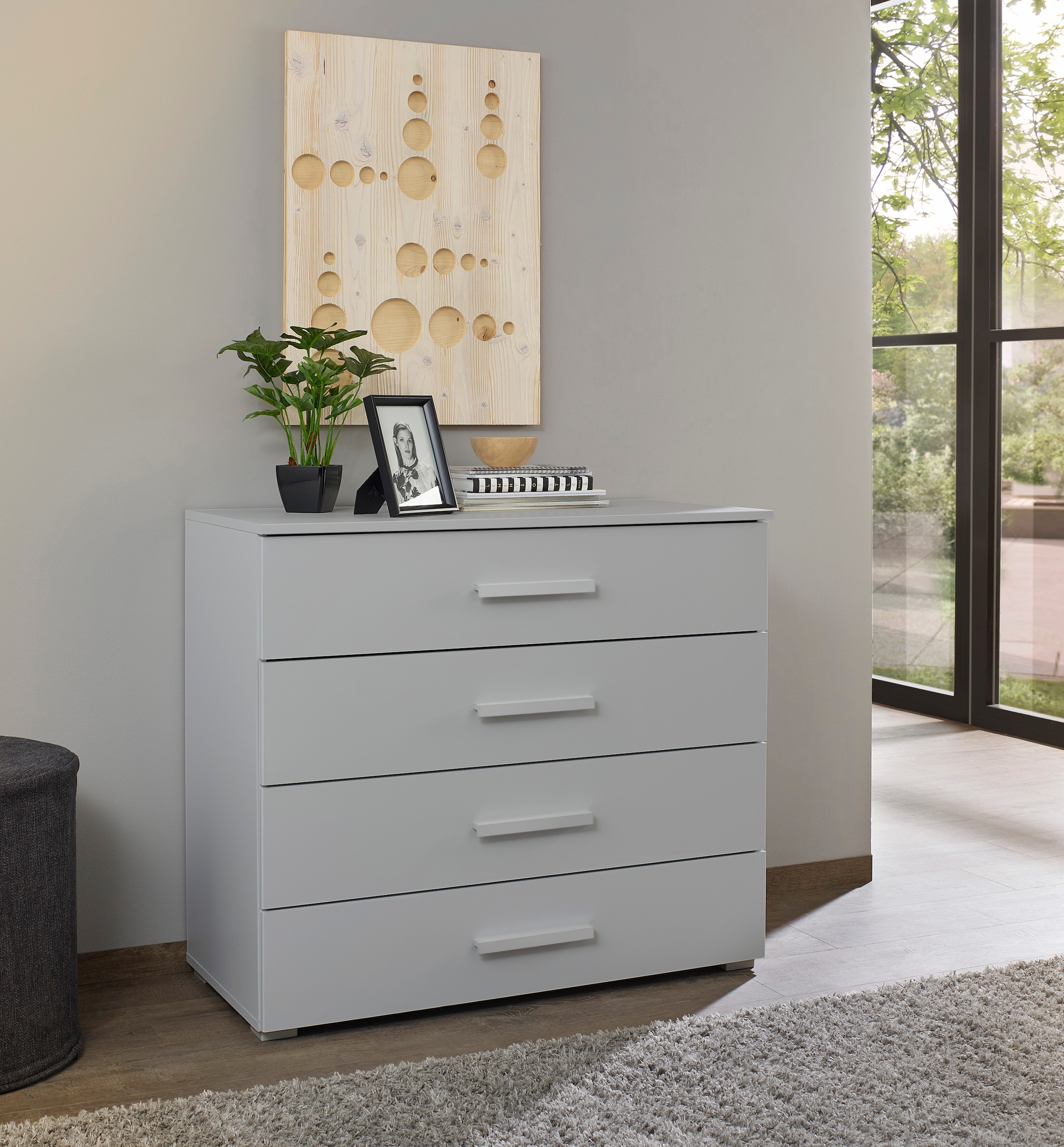 rauch Schubkastenkommode »Sideboard Kommode Schubkastenkommode KOLUNA«, Breite 93 cm mit 4 großen Schubladen für viel Stauraum MADE IN GERMANY
