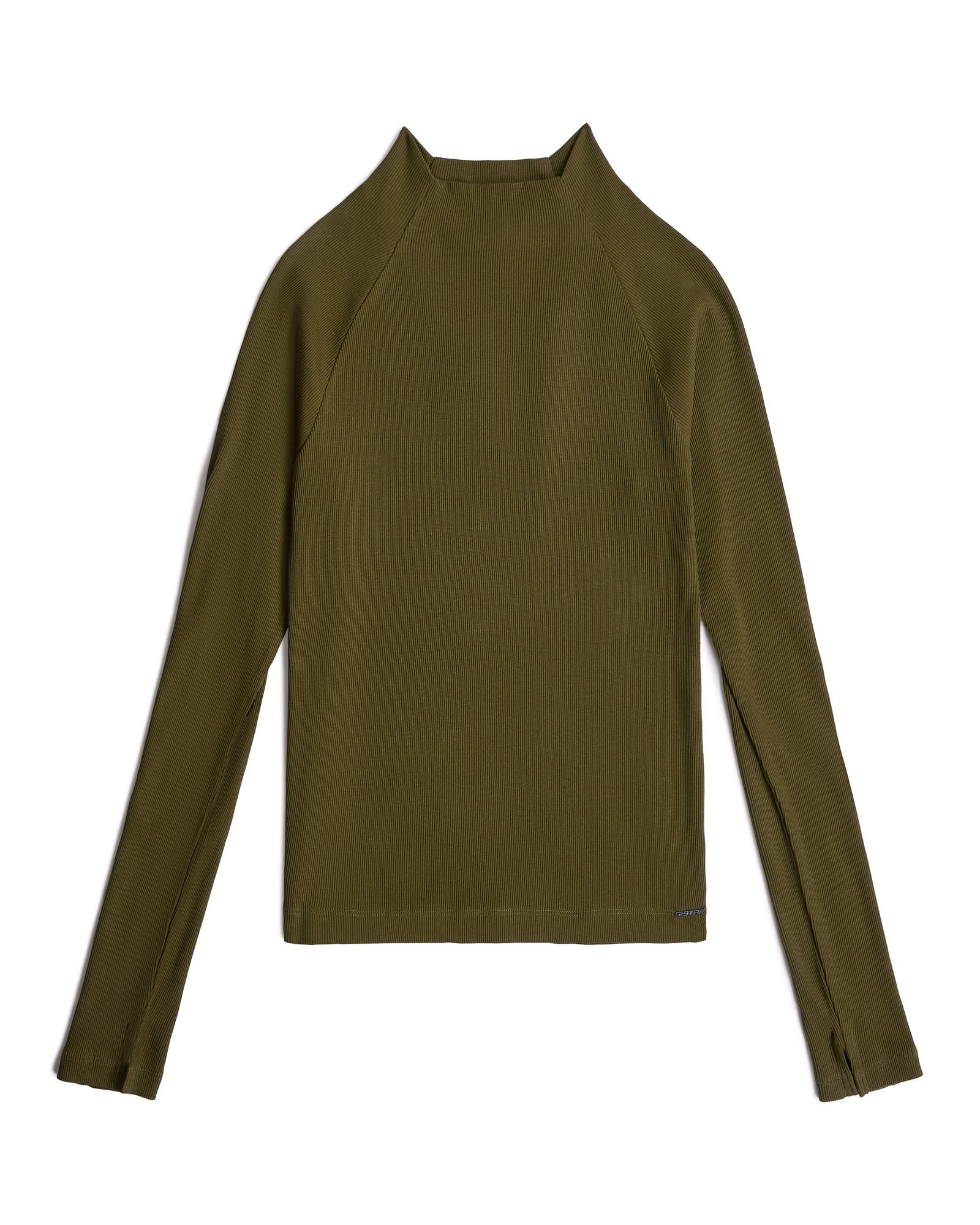 G-STAR T-Shirt "Slim Rib Mock Top" günstig online kaufen