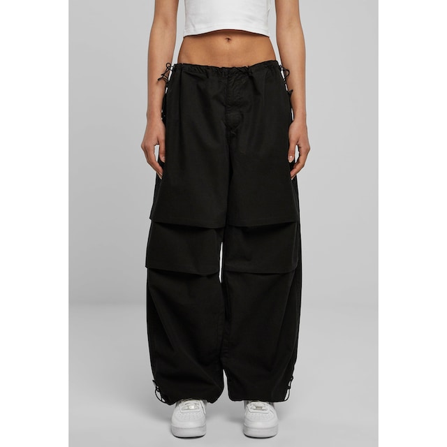 URBAN CLASSICS Jerseyhose »Damen Ladies Cotton Parachute Pants«, (1 tlg.)  für bestellen | BAUR