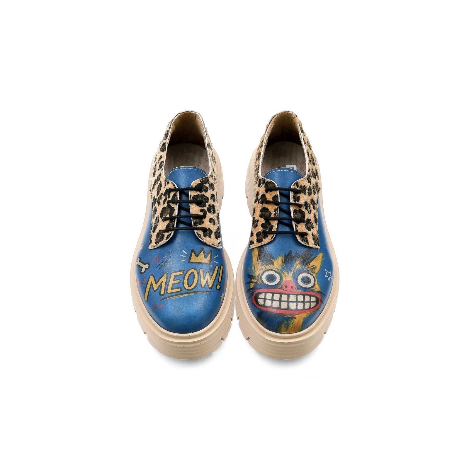 DOGO Loafer »Brooklyn Meow Attack Damen Halbschuhe«, Handgefertigt