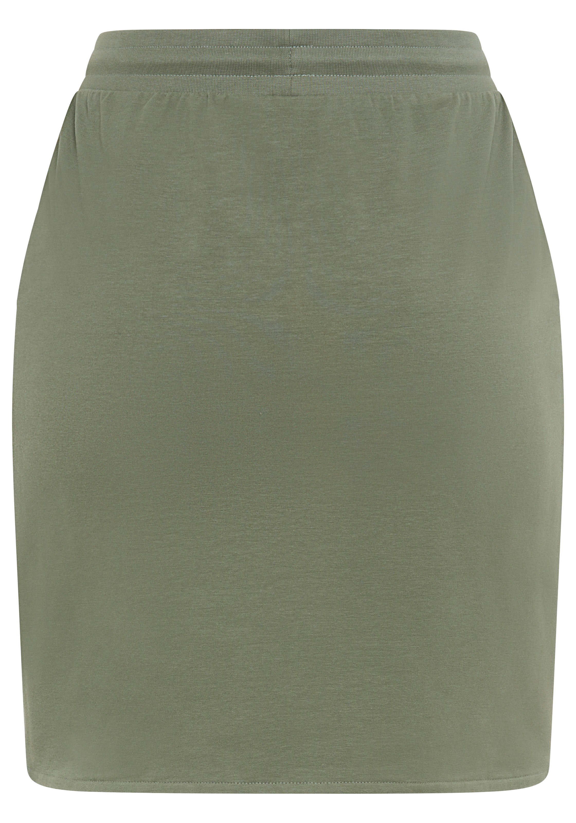 KangaROOS Jerseyrock in Wickeloptik mit elastischem Bund