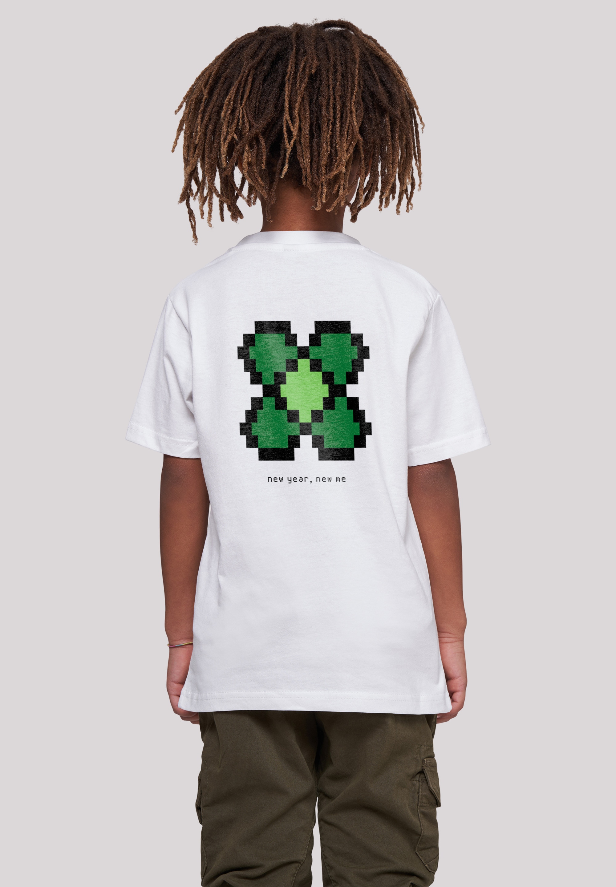 F4NT4STIC T-Shirt | Year Kleeblatt«, kaufen Print New online »Silvester Happy Pixel BAUR
