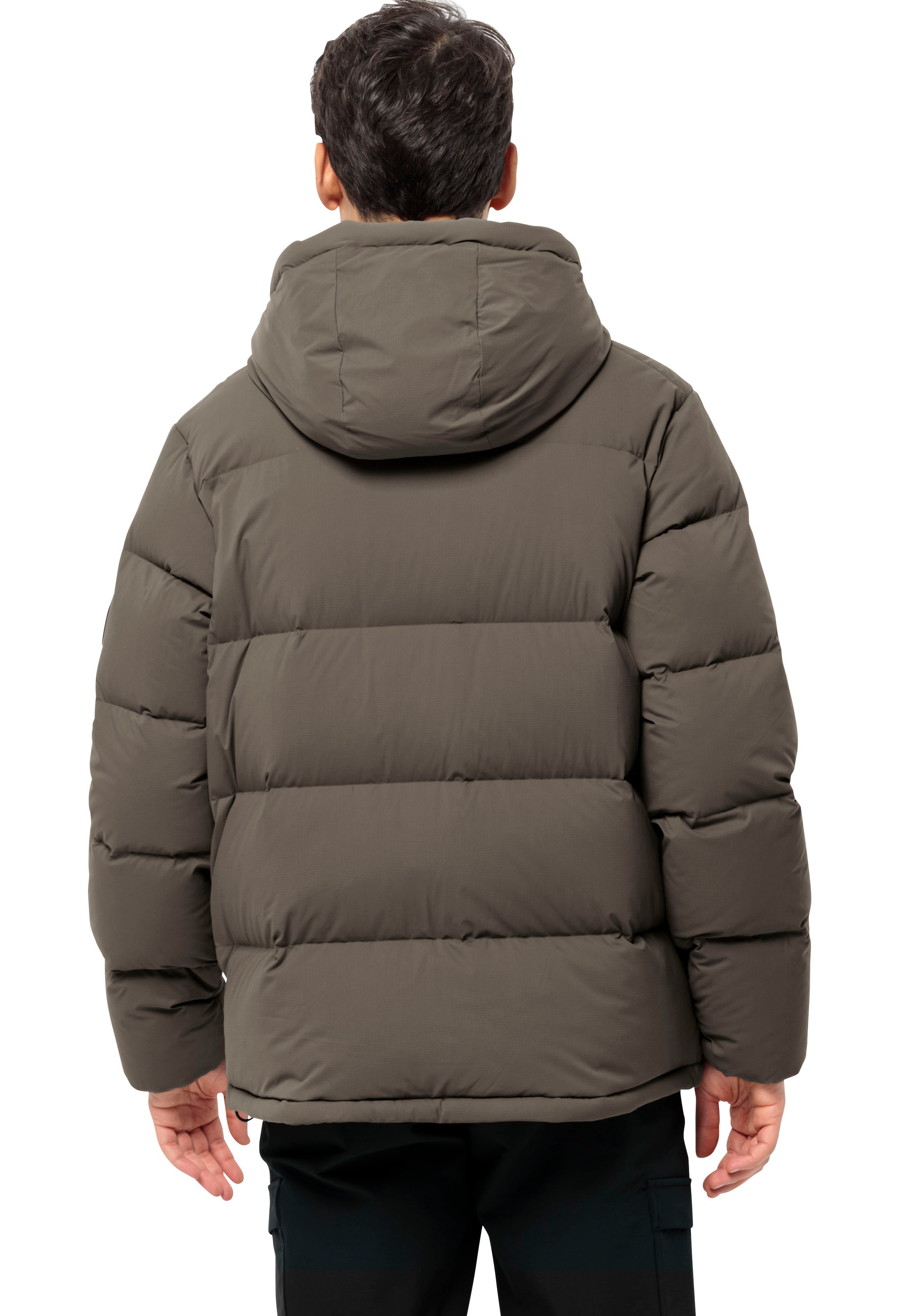 Jack Wolfskin Daunenjacke "ROEMERTOR JKT M", mit Kapuze, Wärmend, winddicht günstig online kaufen