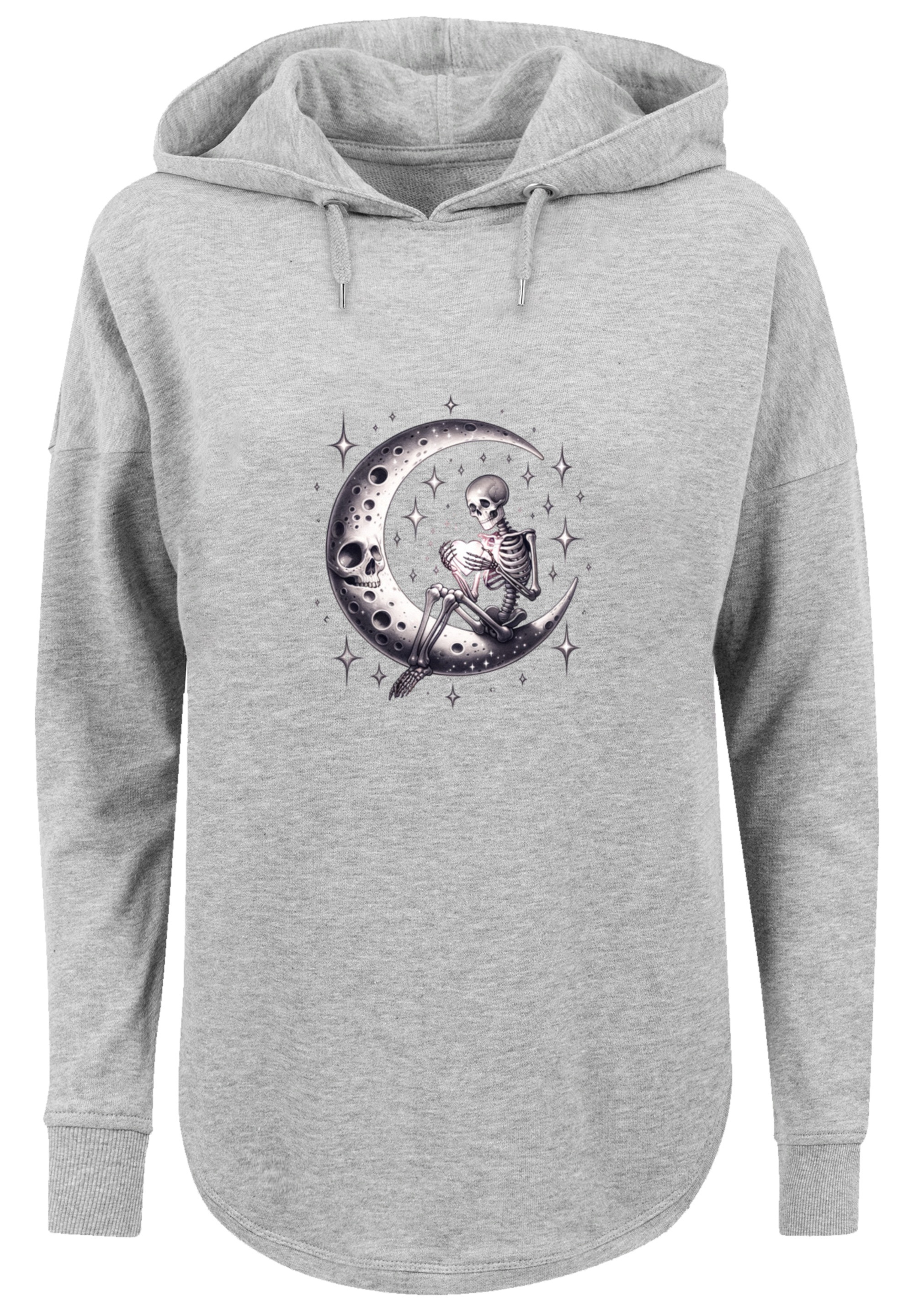 F4NT4STIC Kapuzenpullover »Gothic Valentinstag Skelett Mond«, Premium Qualität