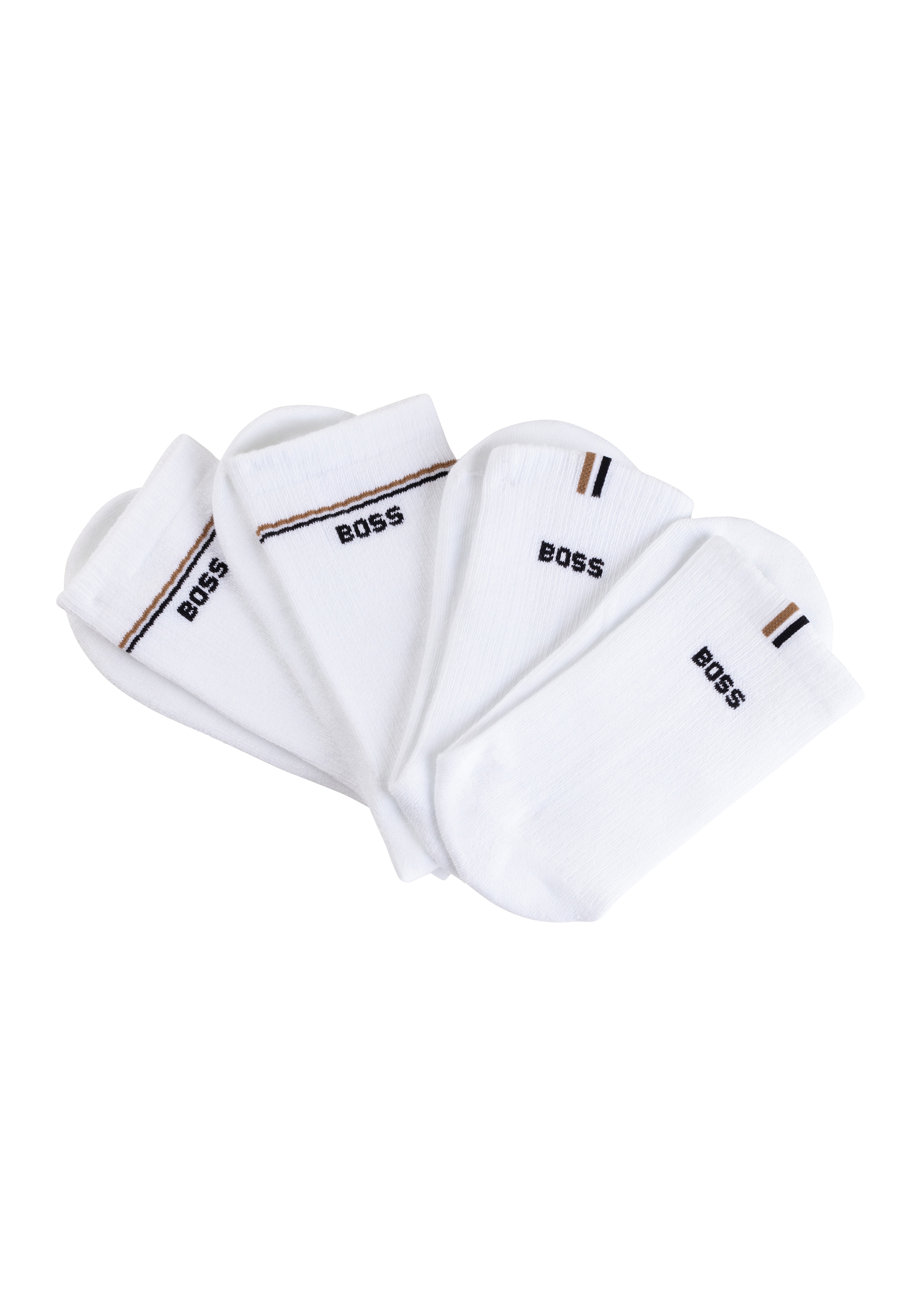 BOSS Socken »2P QS Iconic CC W«, (Packung, 2 Paar, 2er), mit BOSS-Logoschriftzug