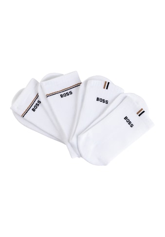 Socken »2P QS Iconic CC W«, (Packung, 2 Paar, 2er), mit BOSS-Logoschriftzug