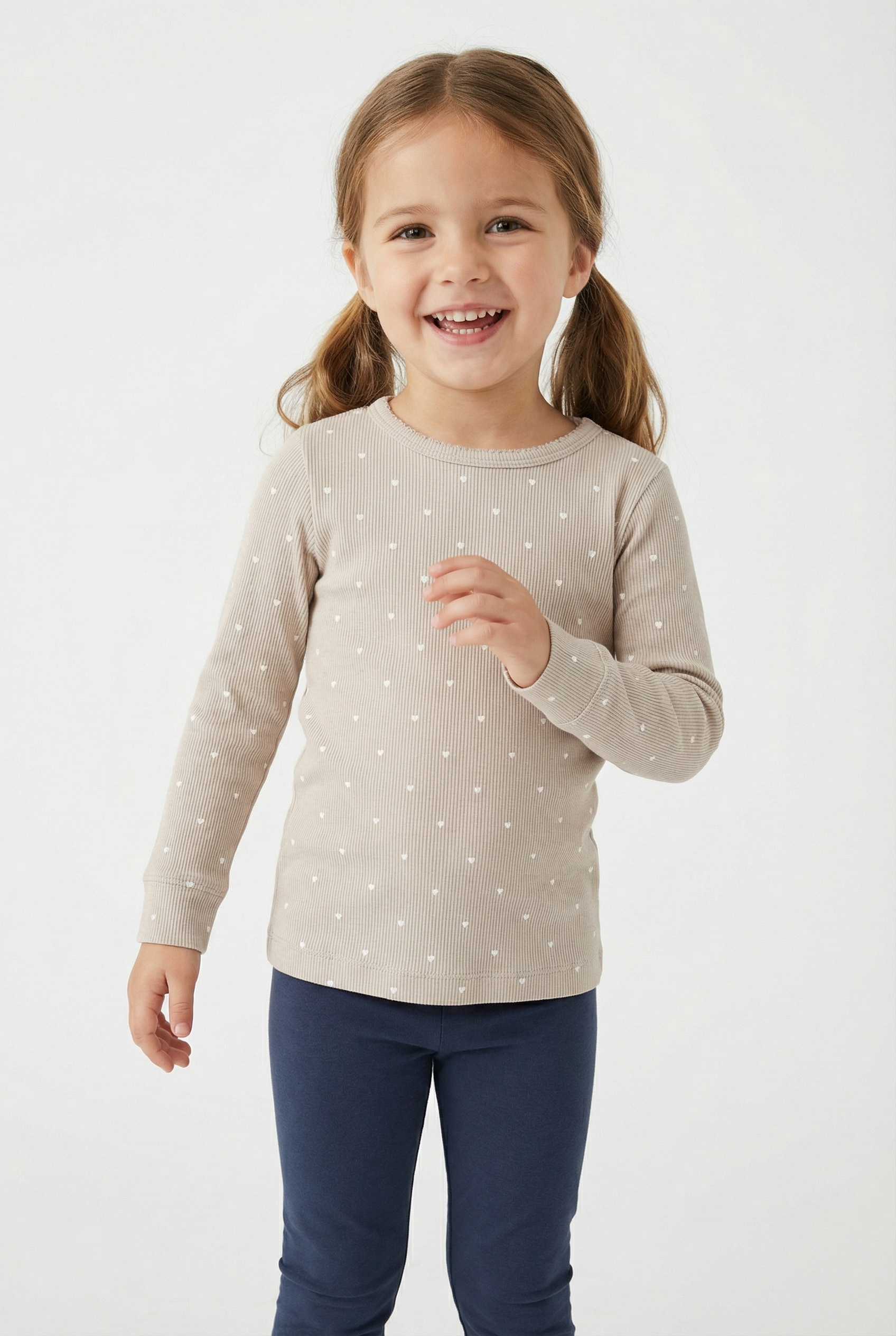 Lil' Atelier Langarmshirt »NMFGAGO LS SLIM TOP LIL NOOS« weiche Jersey Rippqualität