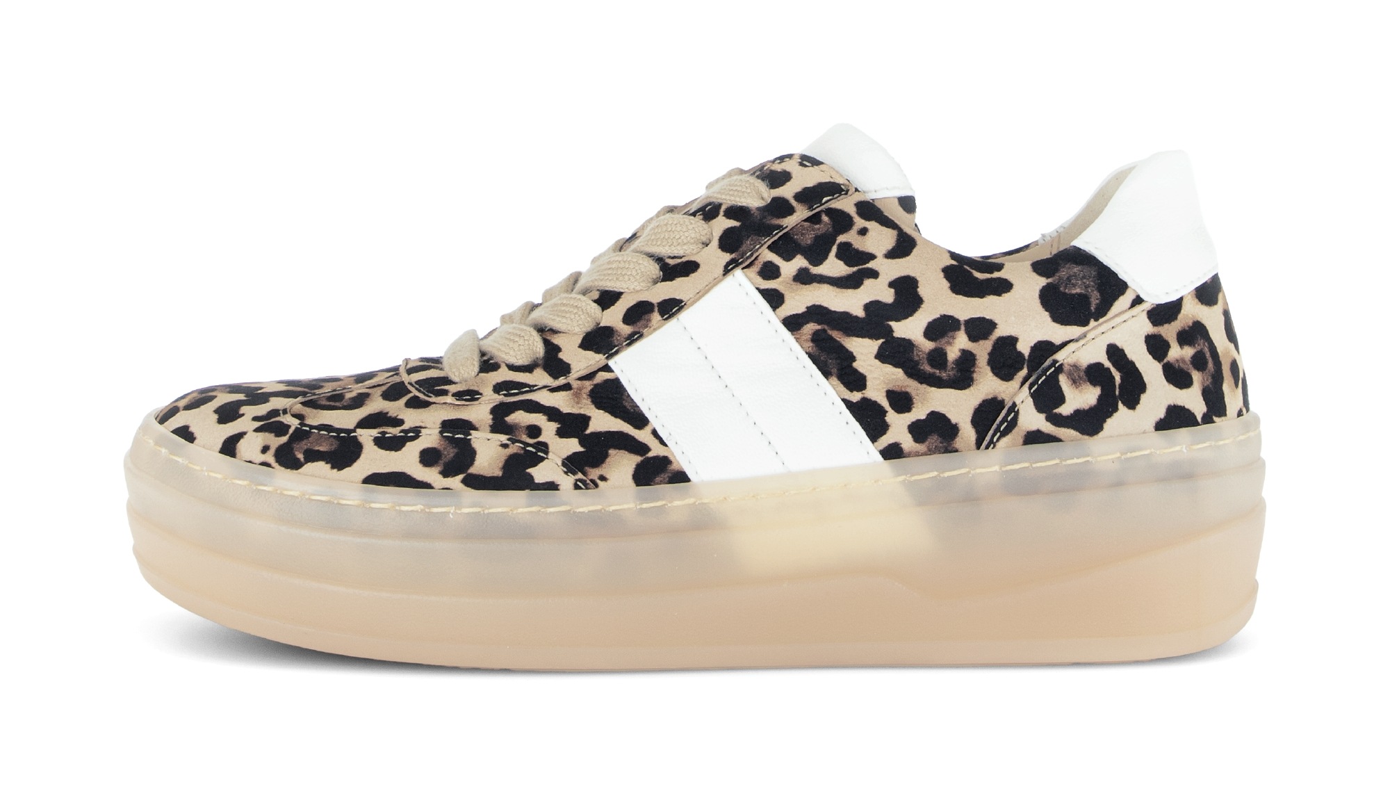 Thumbnail - Gabor Plateausneaker Freizeitschuh, Halbschuh, Schnürschuh mit transparenter Laufsohle