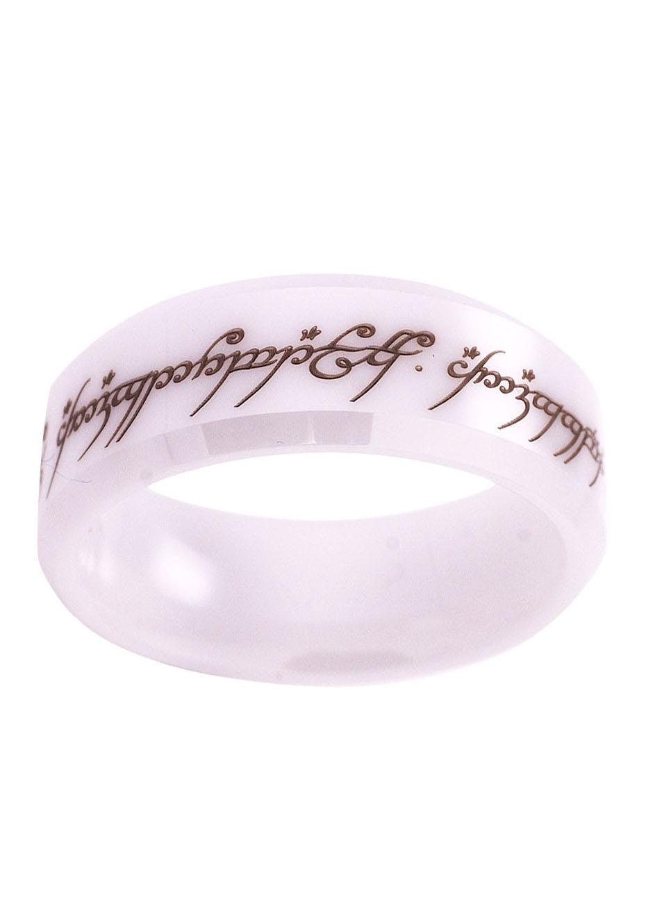 Der Herr der Ringe Fingerring »Der Eine Ring - Keramik weiß, 20003816«, Made  in Germany bestellen | BAUR