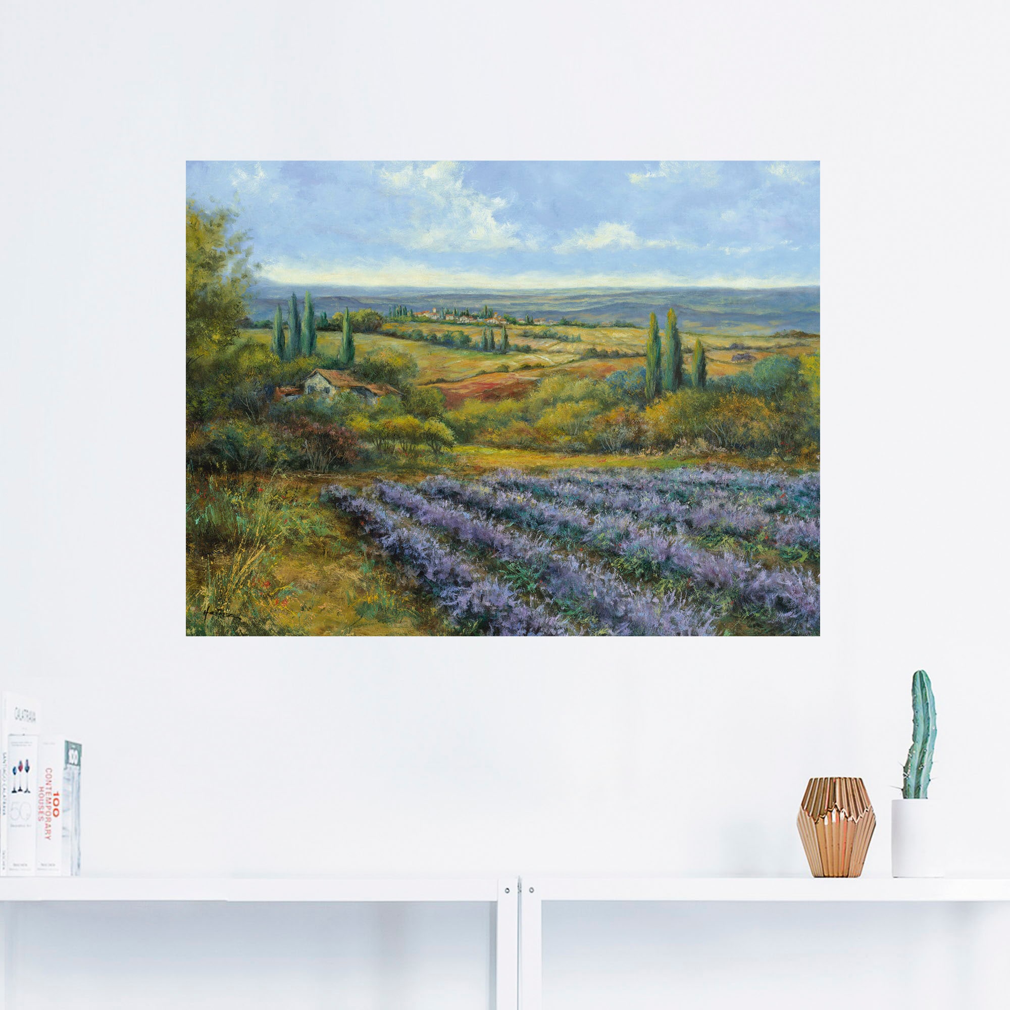 Artland Wandbild "Lavendelfelder in der Provence", Europa, (1 St.), als Lei günstig online kaufen