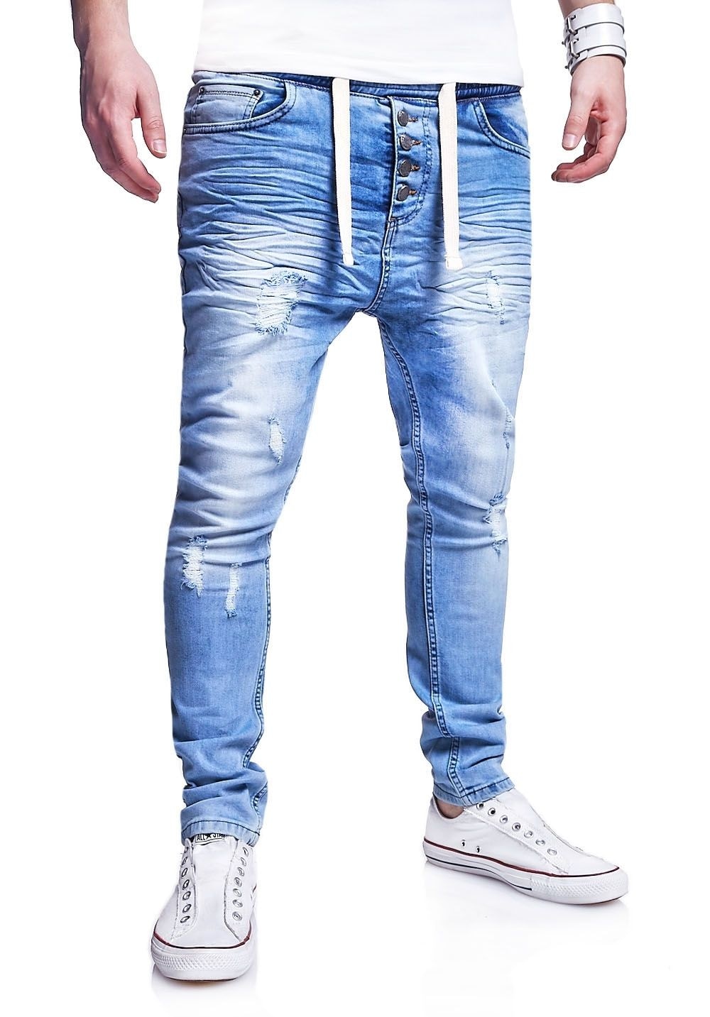 behype Siauri džinsai »Mood« im coolen Jogger...