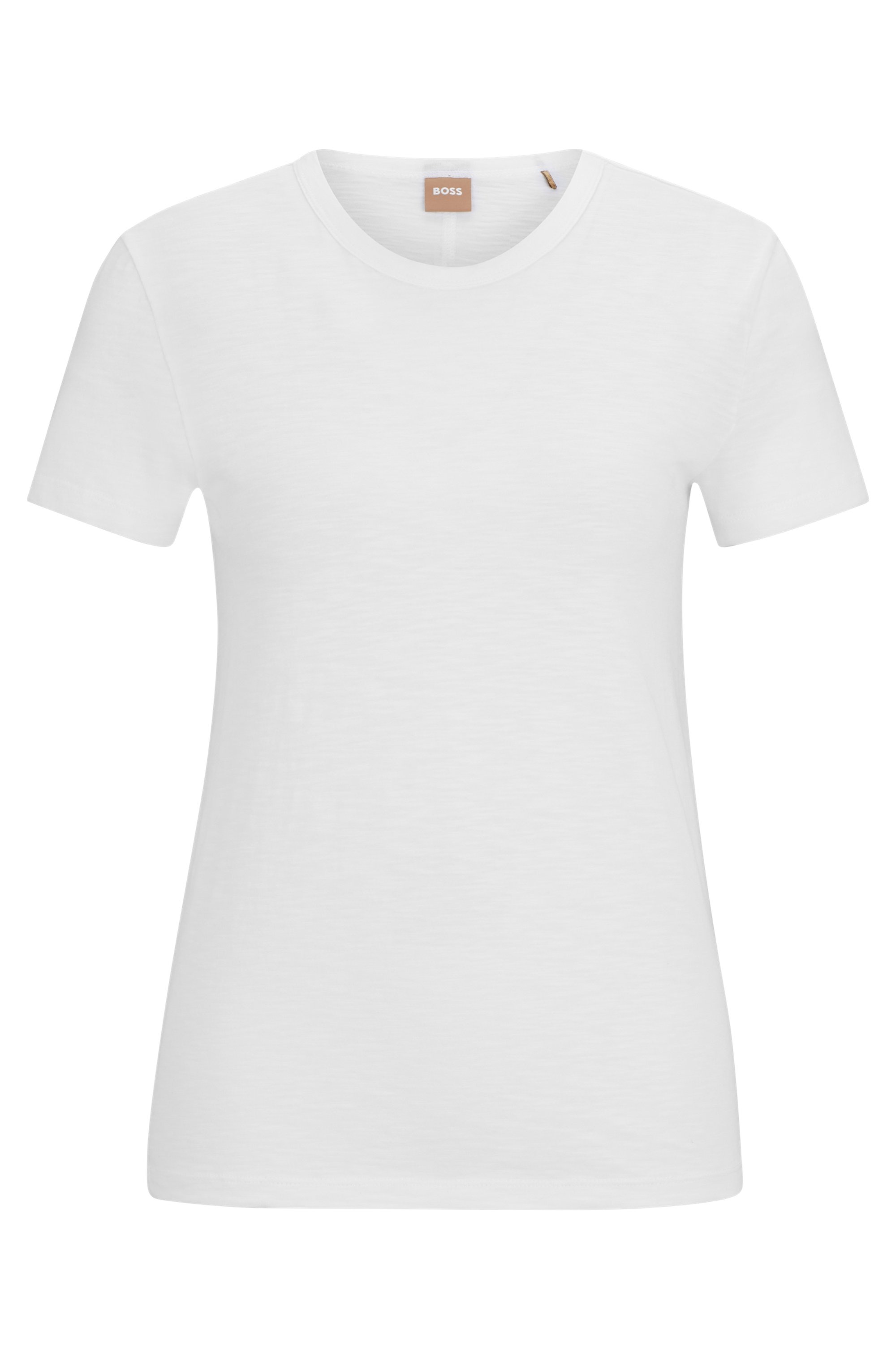 BOSS ORANGE T-Shirt »Esla Premium Damenmode«, mit Rundhalsausschnitt