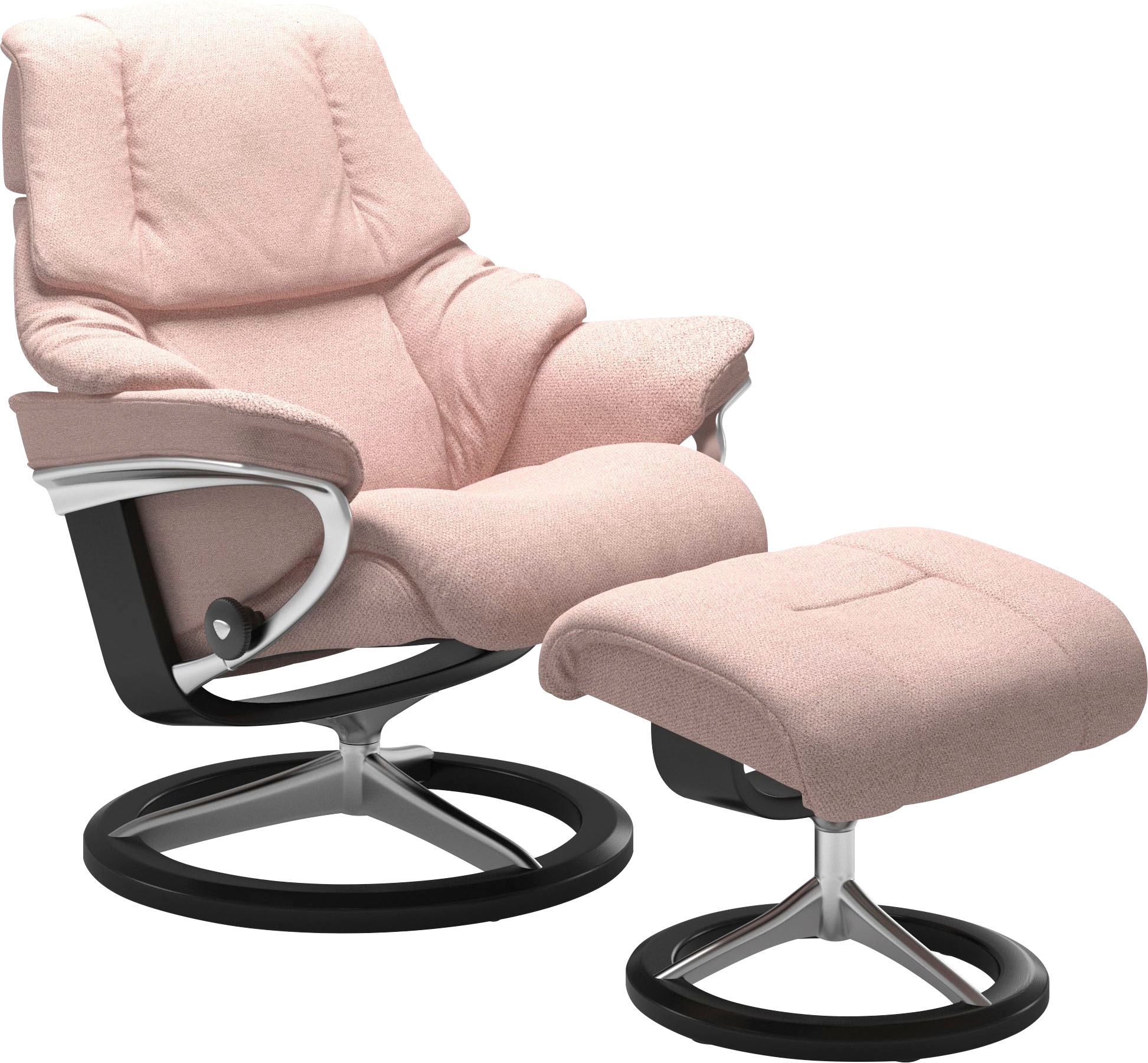 Stressless Fußhocker "Reno", mit Signature Base, Gestell Schwarz