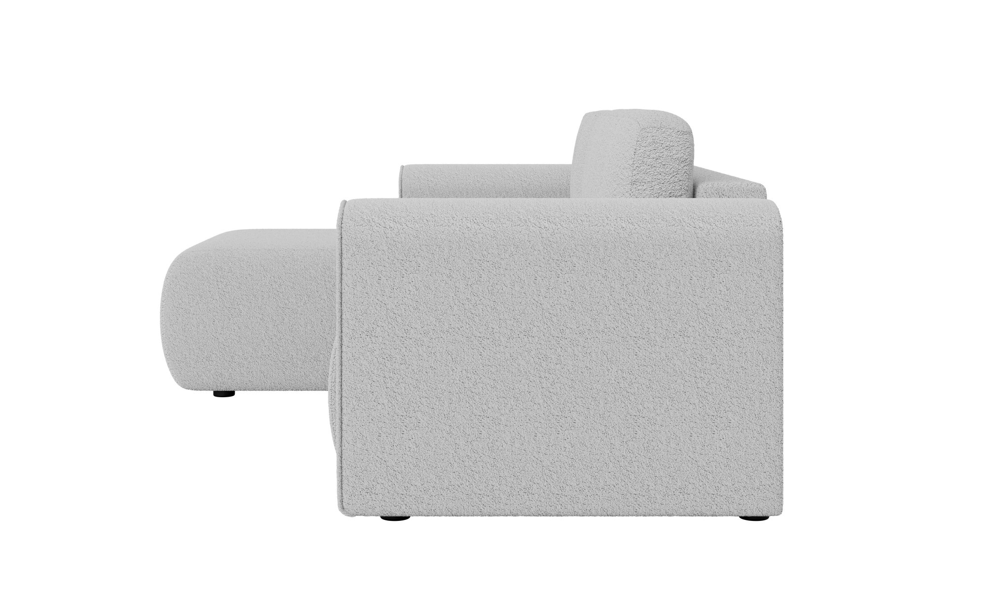 INOSIGN Ecksofa »Zacharia wahlweise Schlafsofa mit Bettkasten, B/T/H 250/166/86 cm«, L-Form mit Wellenunterfederung, Recamiere beidseitig montierbar
