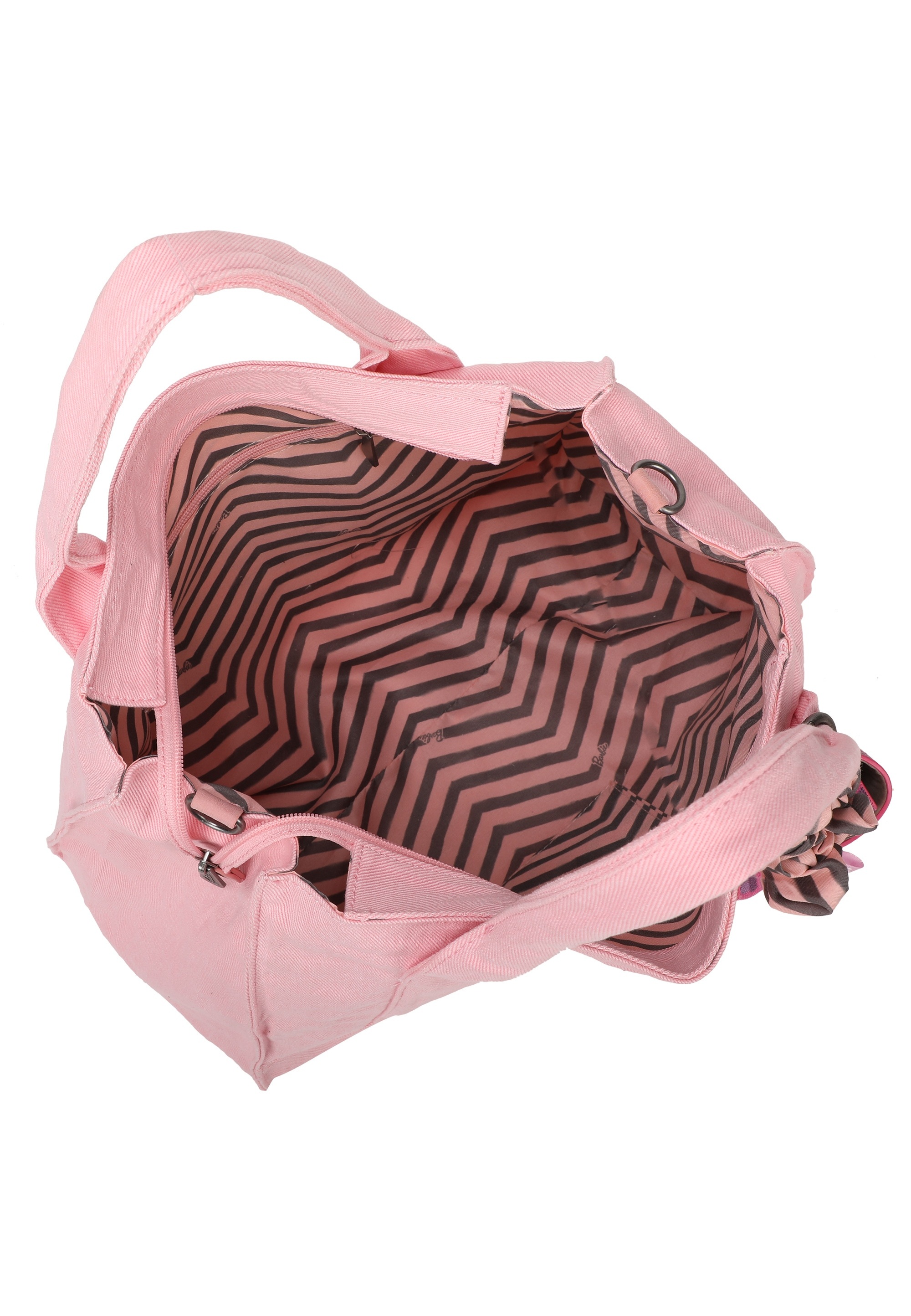 Fritzi aus Preußen Henkeltasche »Tote Bag Malibu Denim Limited Barbie«, mit abnehmbarem Haarband