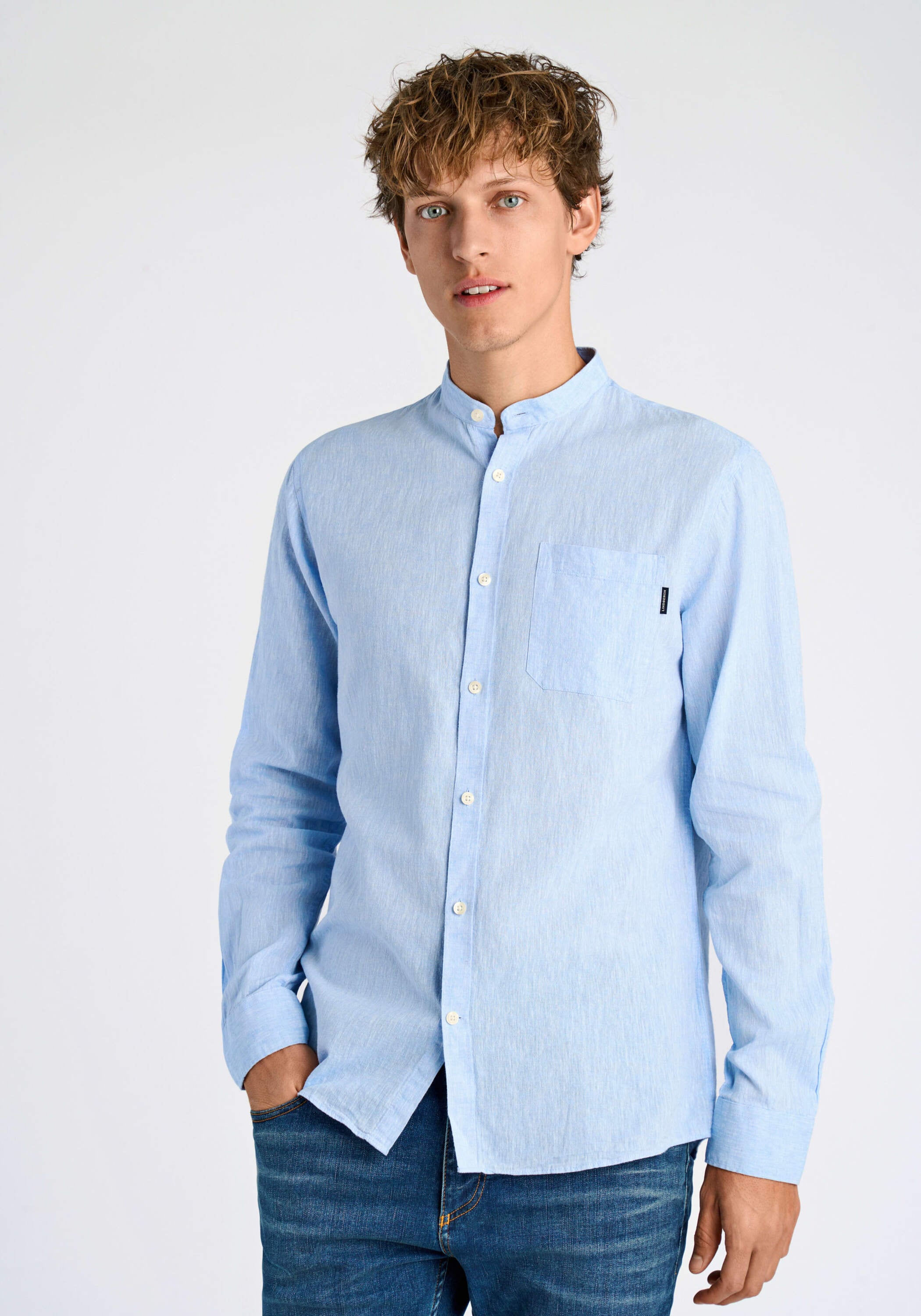 LINDBERGH Leinenhemd »Leinenhemd Relaxed Fit«